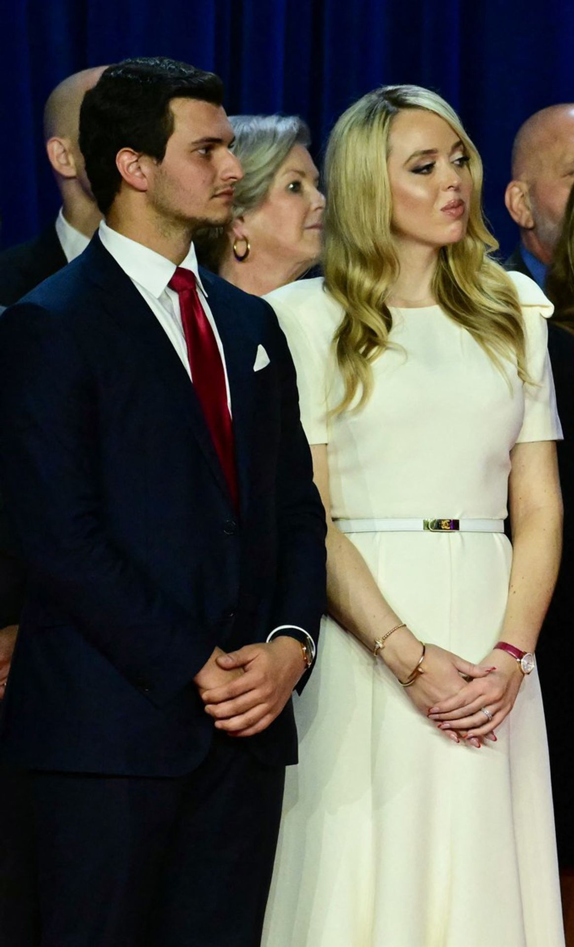 Tiffany Trumpová s manželem Michaelem Boulosem - Tihle lidé slavili s Trumpem (3/12)