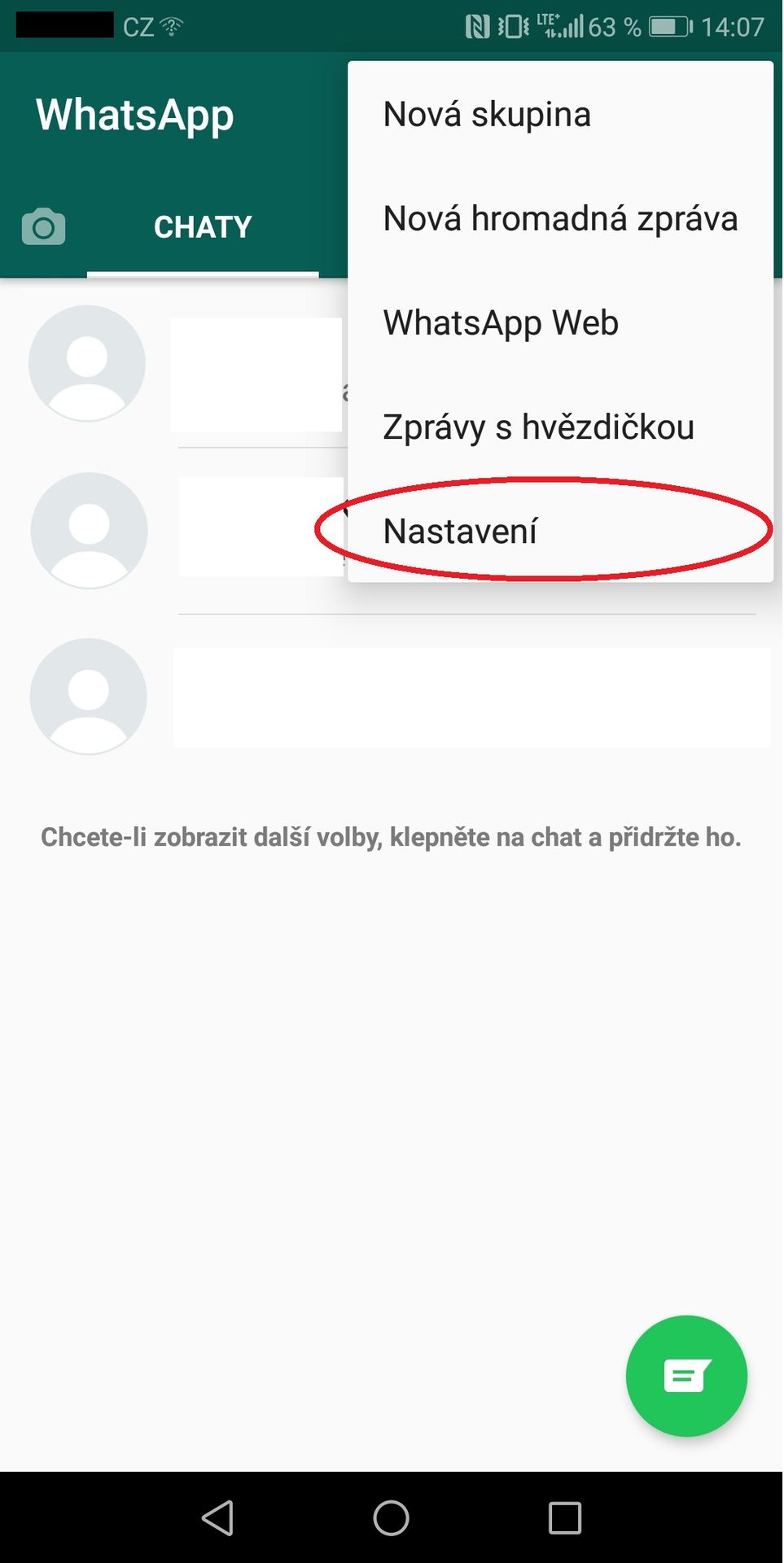 Jak skrýt viditelnost na WhatsApp - 2 - GALERIE: Jak skrýt viditelnost na WhatsApp (2/6)