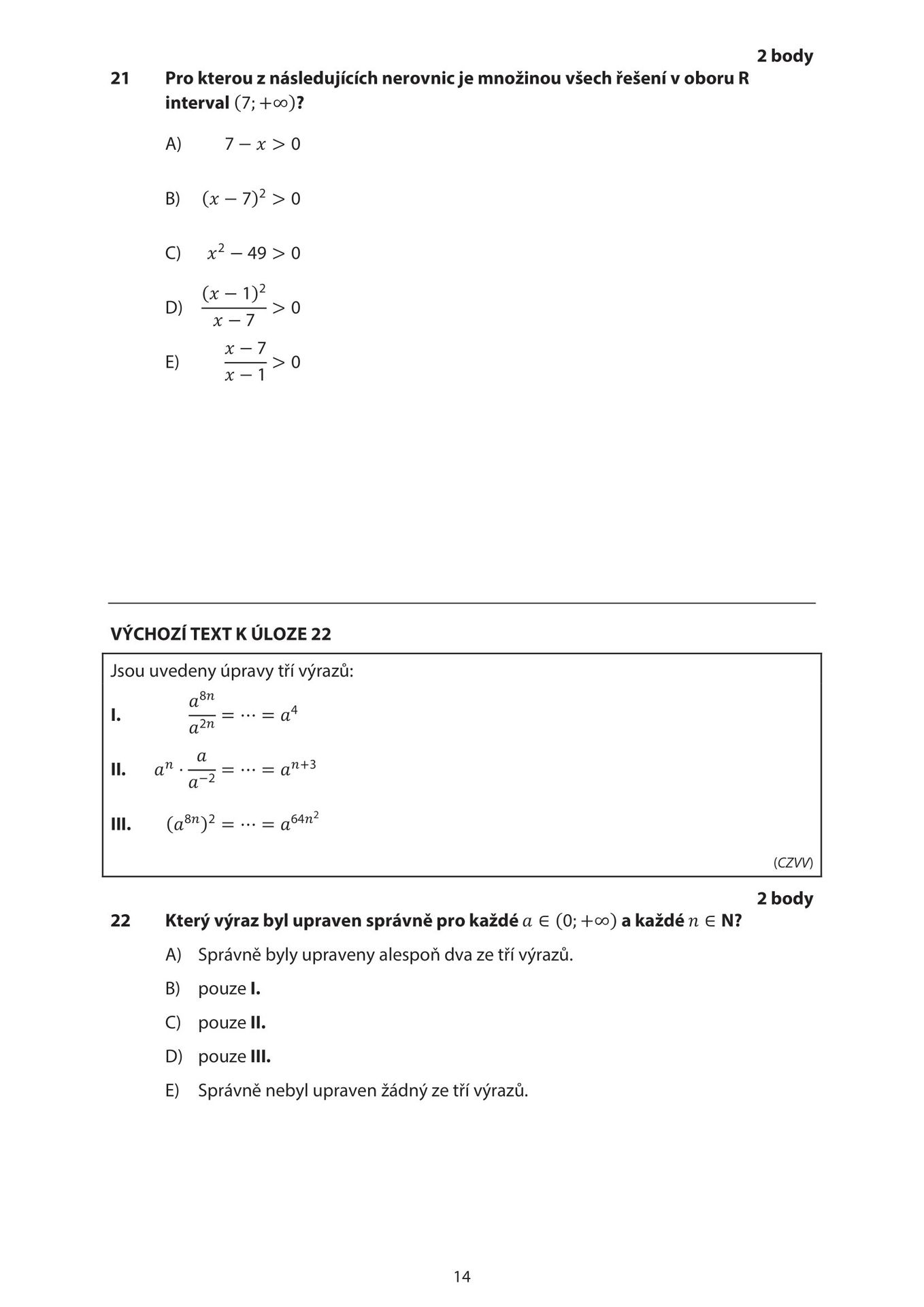 maturita-matematika-jaro-2023-test-14 - Maturita z matematiky 2023 (14/16)
