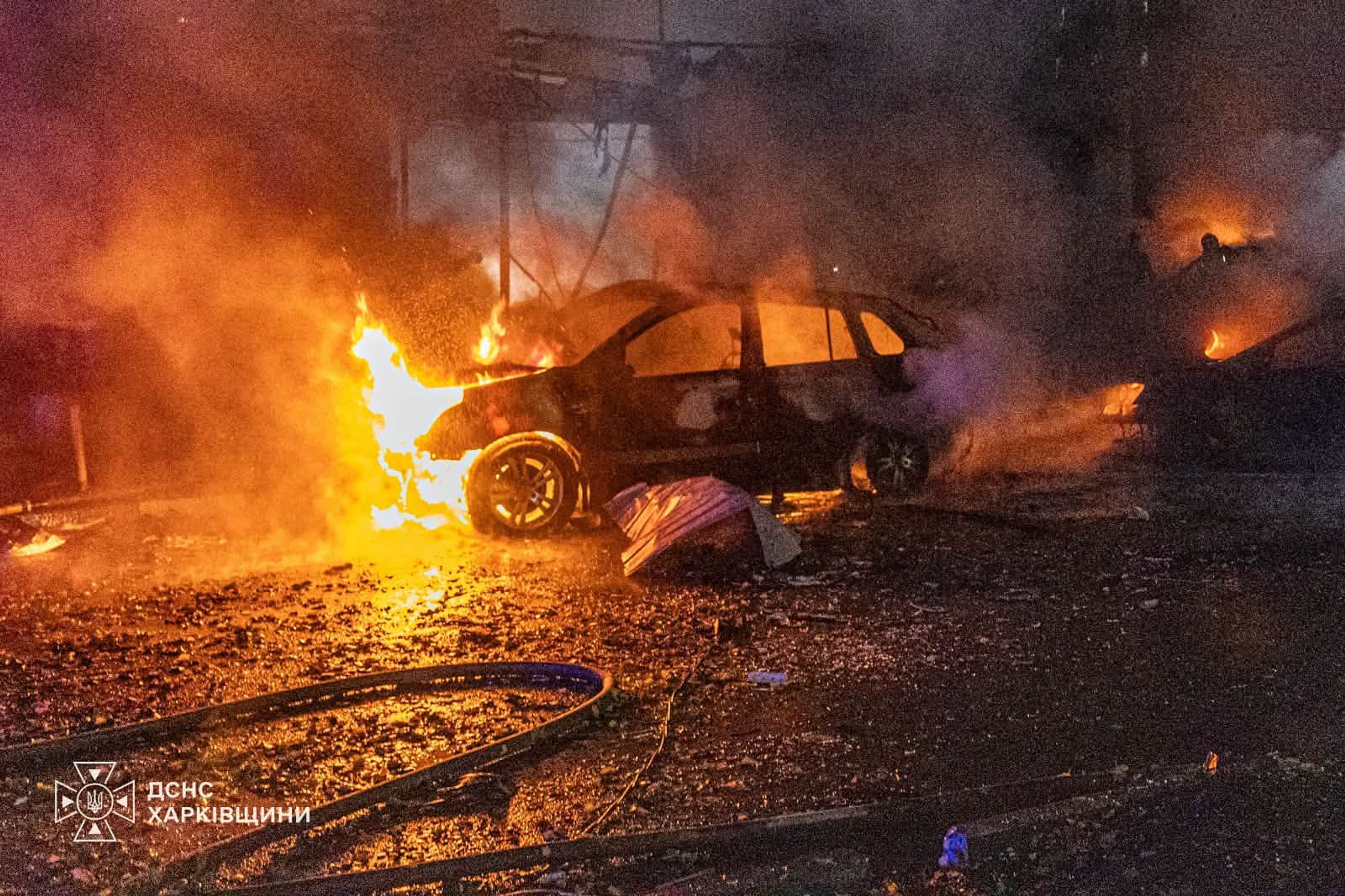Následky ruského útoku na Charkov - Následky útoku na Charkov (1/20)
