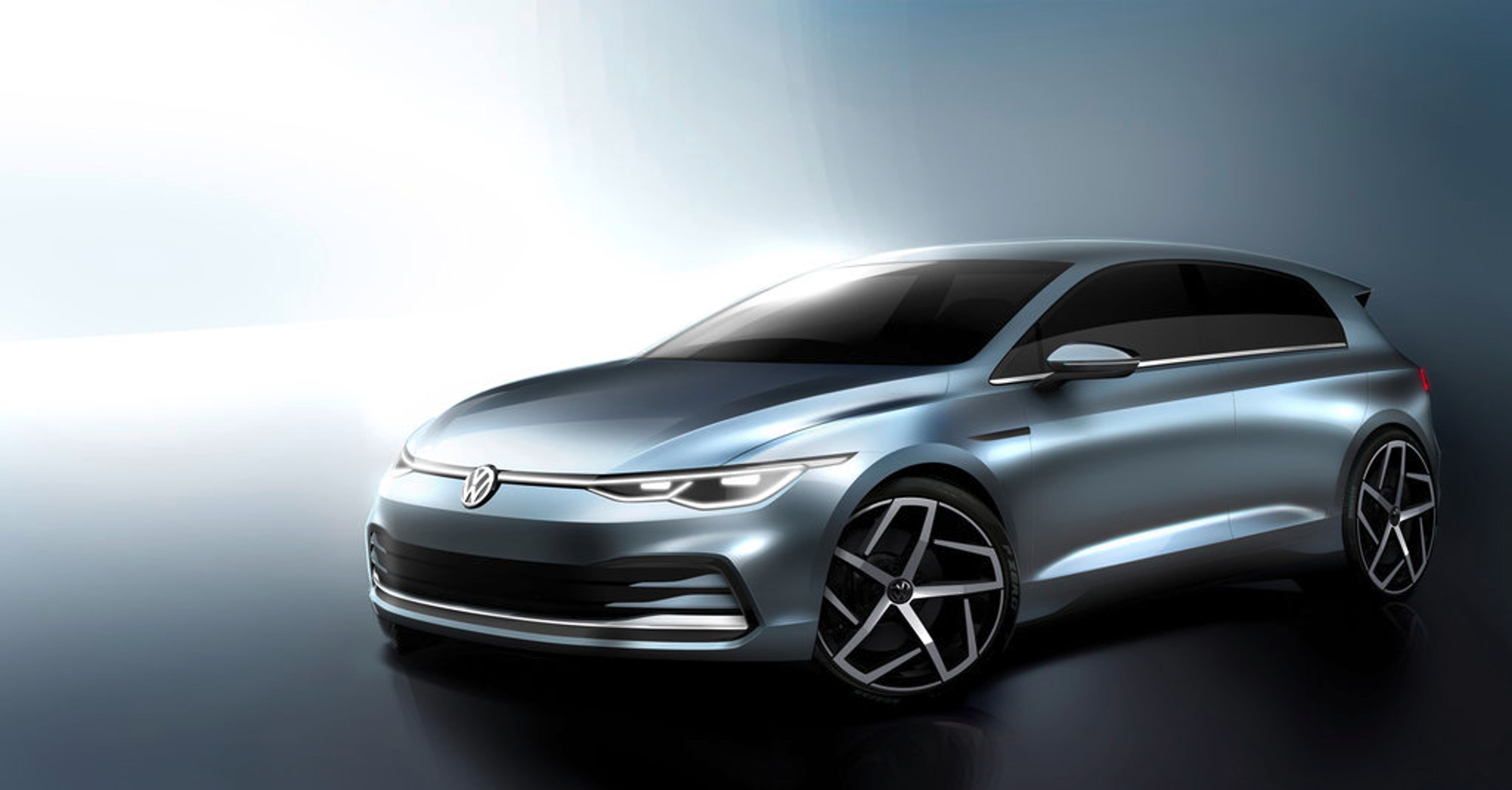 VW Golf - Fotogalerie: Osmá generace VW Golf na skicách (2/6)