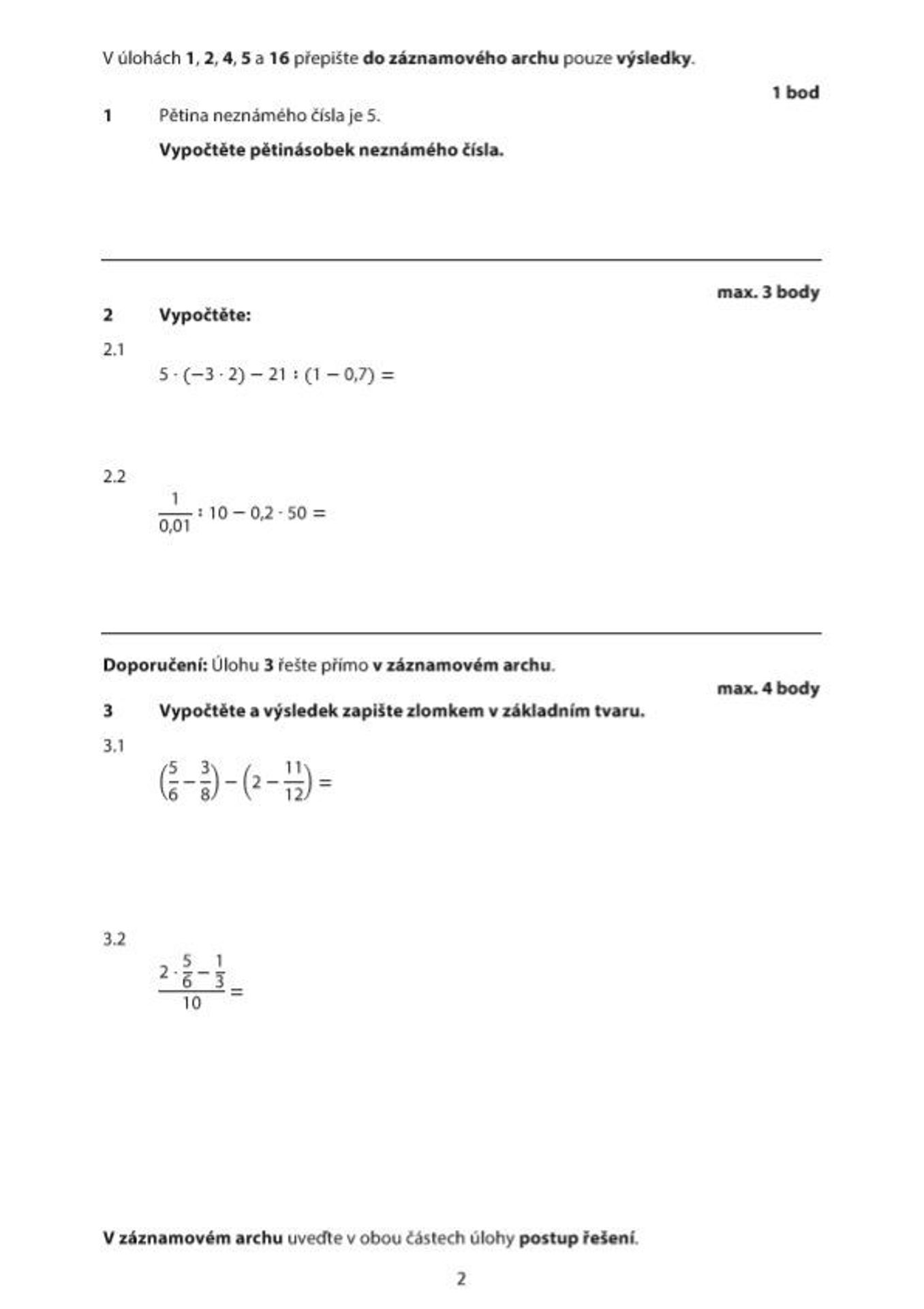 Matematika pro šestiletá gymnázia - 3 - GALERIE: Matematika pro šestiletá gymnázia (3/10)