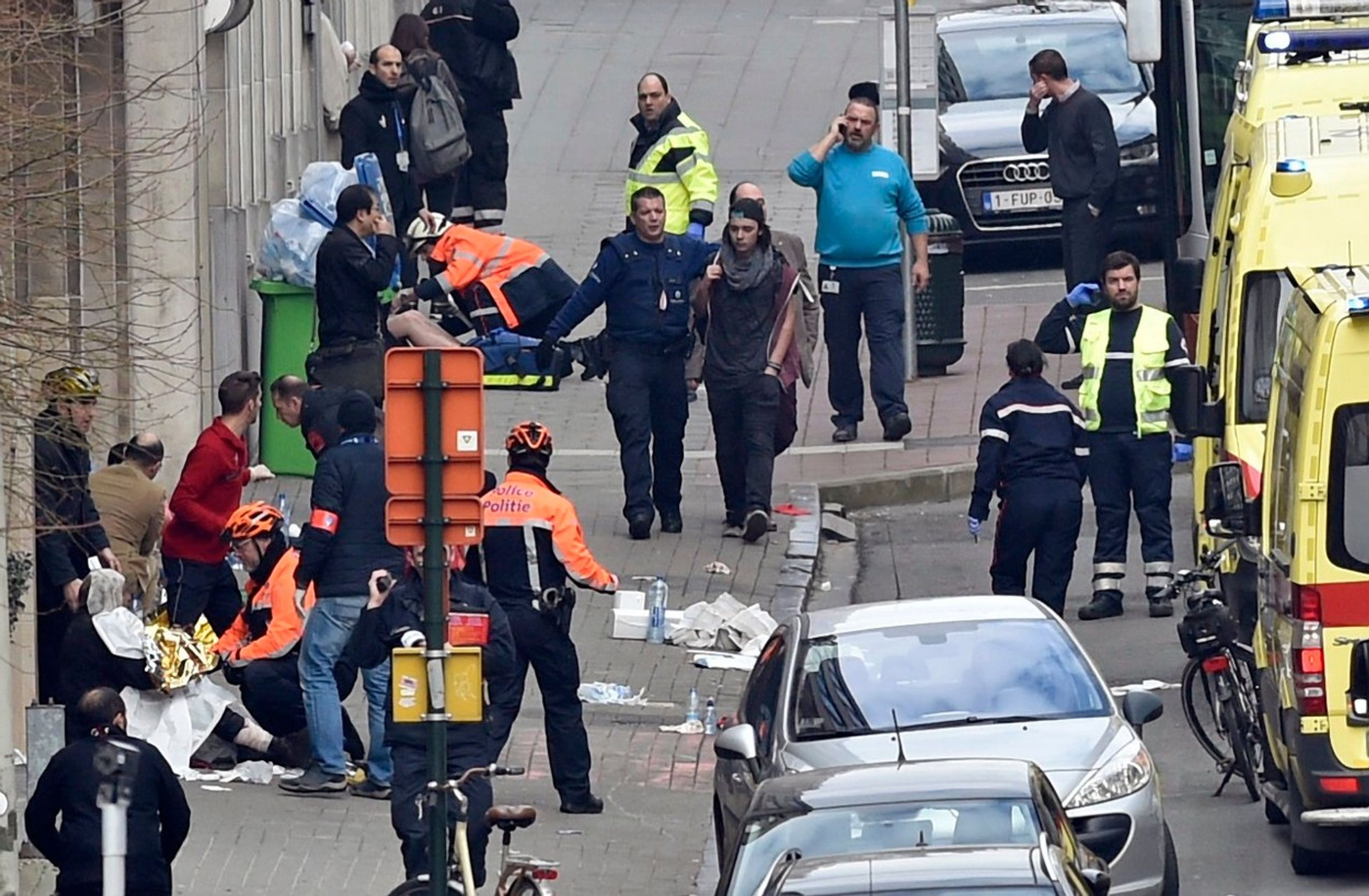 Exploze v Bruselu - 2 - GALERIE: Exploze na letišti a v metru v Bruselu (11/23)
