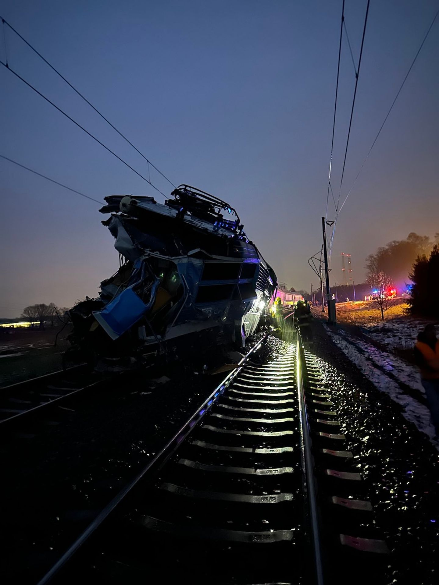 Tragická srážka vlaku s kamionem na Karvinsku - Tragická nehoda na Karvinsku (16/16)