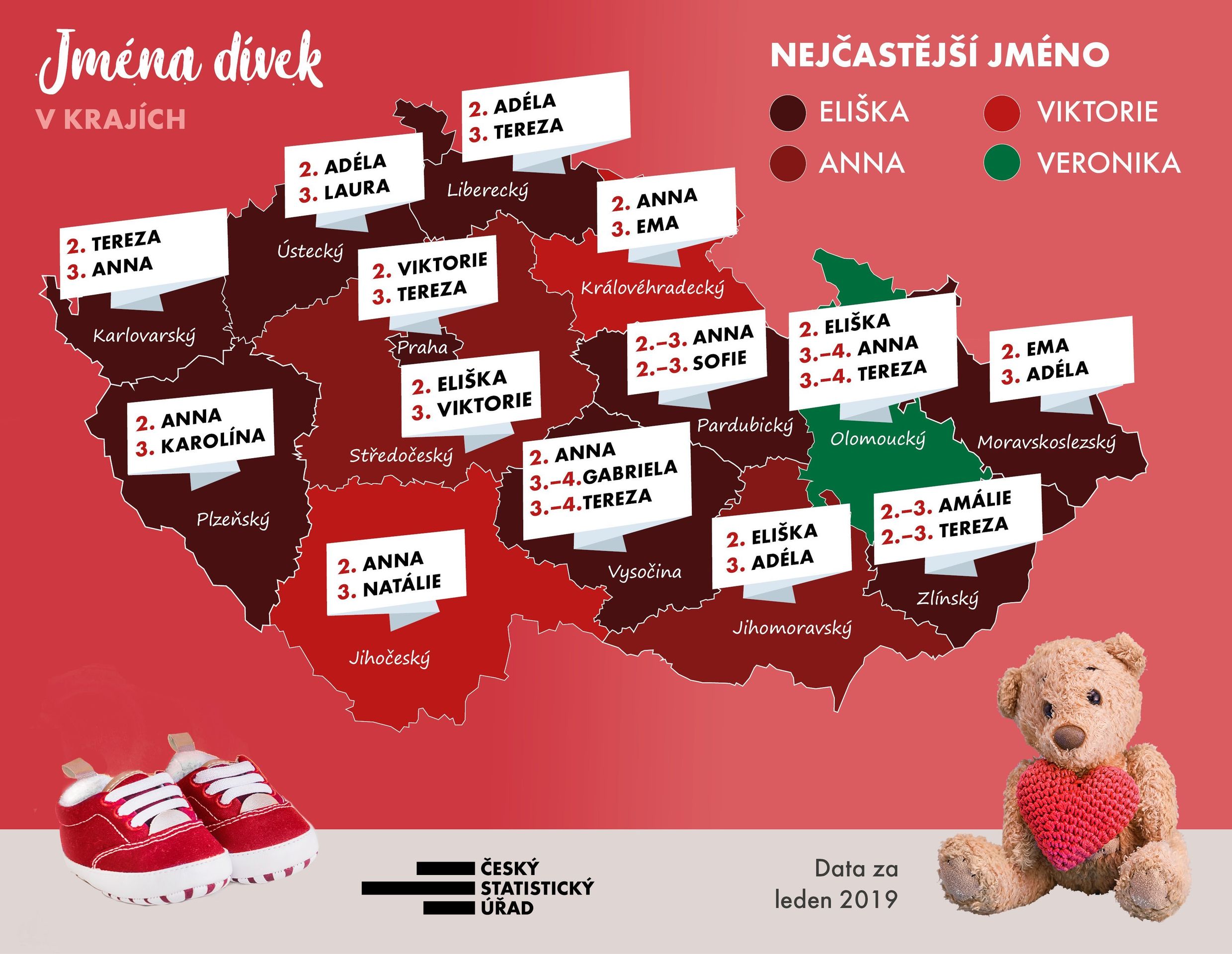 Oblíbená dětská jména - leden 2019 - 2 - GALERIE: Oblíbená dětská jména - leden 2019 (3/8)