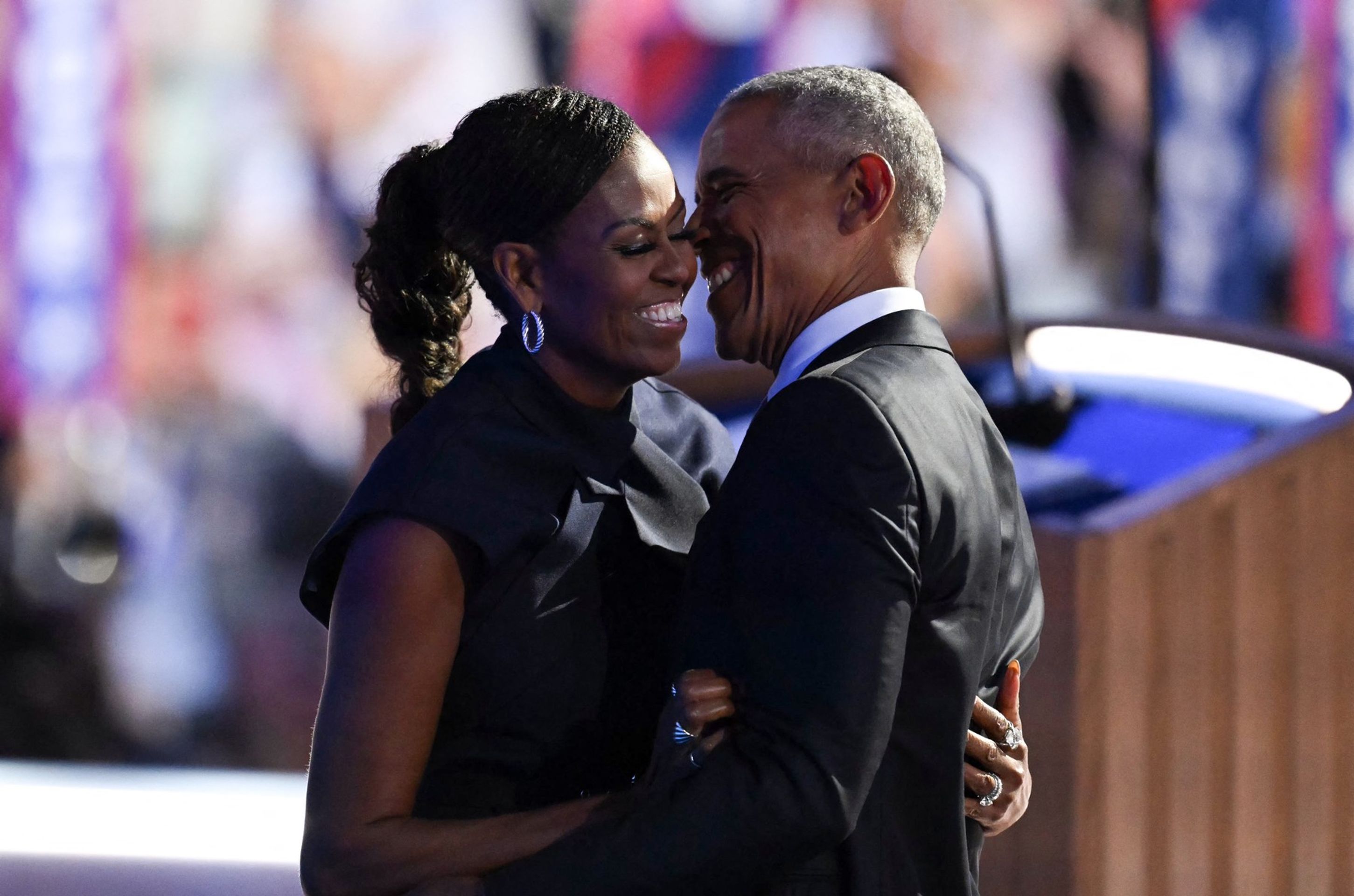Michelle Obamová a Barack Obama, 21. 8. 2024 (3) - Michelle a Barack Obamovi (7/7)