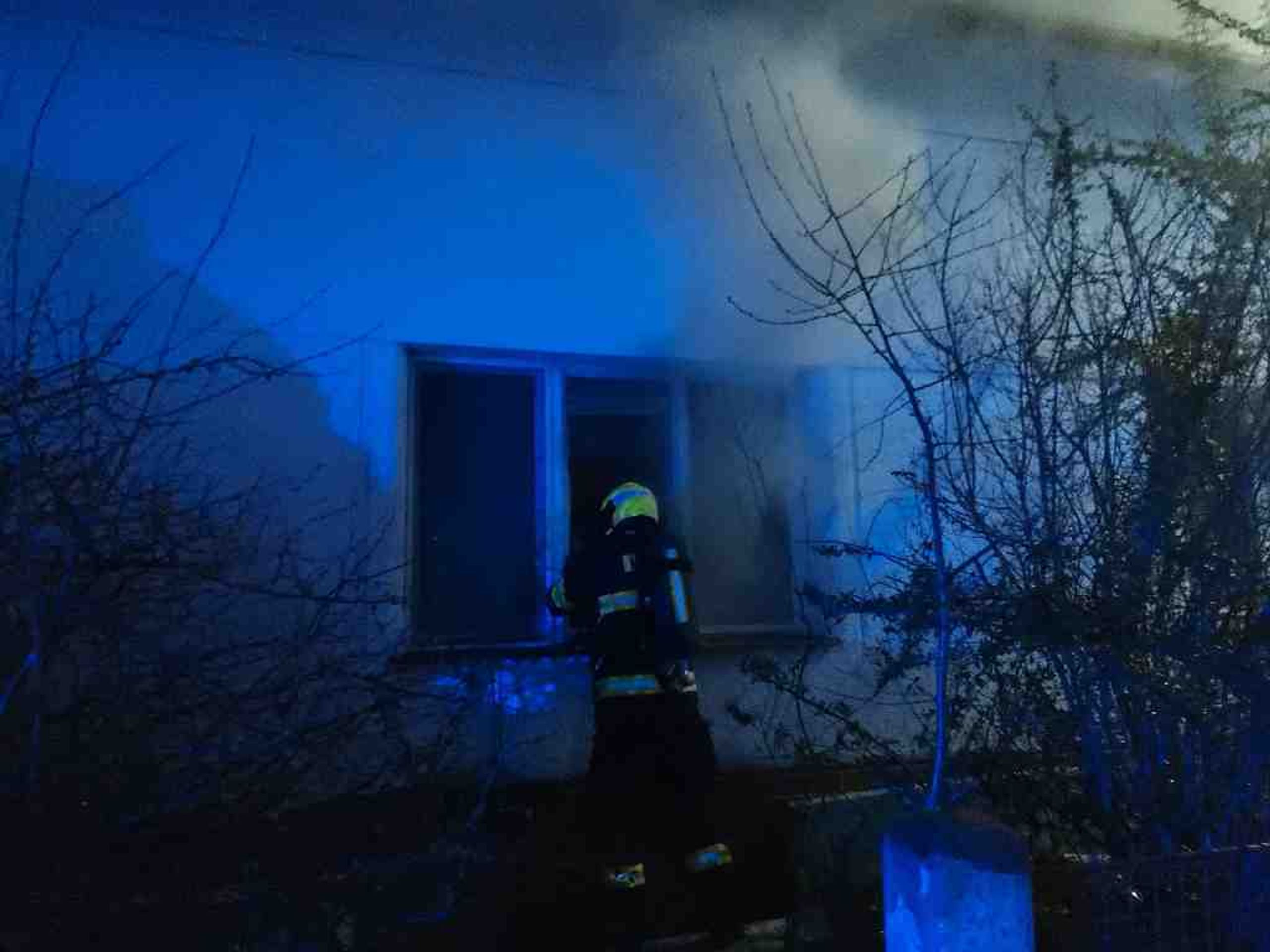 Požár domu na Hodonínsku - Požár domu na Hodonínsku (1/7)