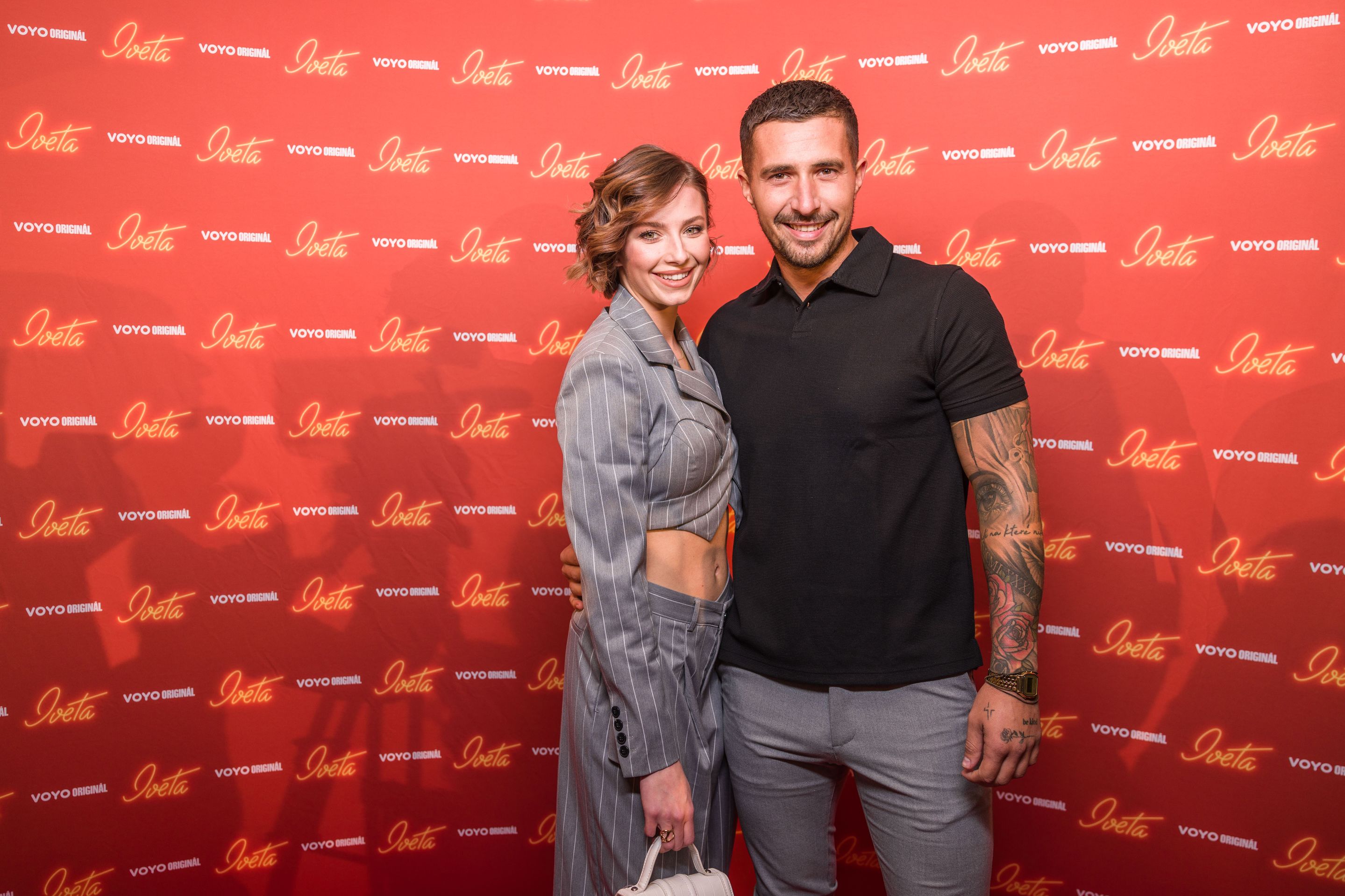 Premiéra druhé řady minisérie Iveta: Laura Chrebetová a Martin Kulhánek - Premiéra druhé řady seriálu Iveta (29/40)