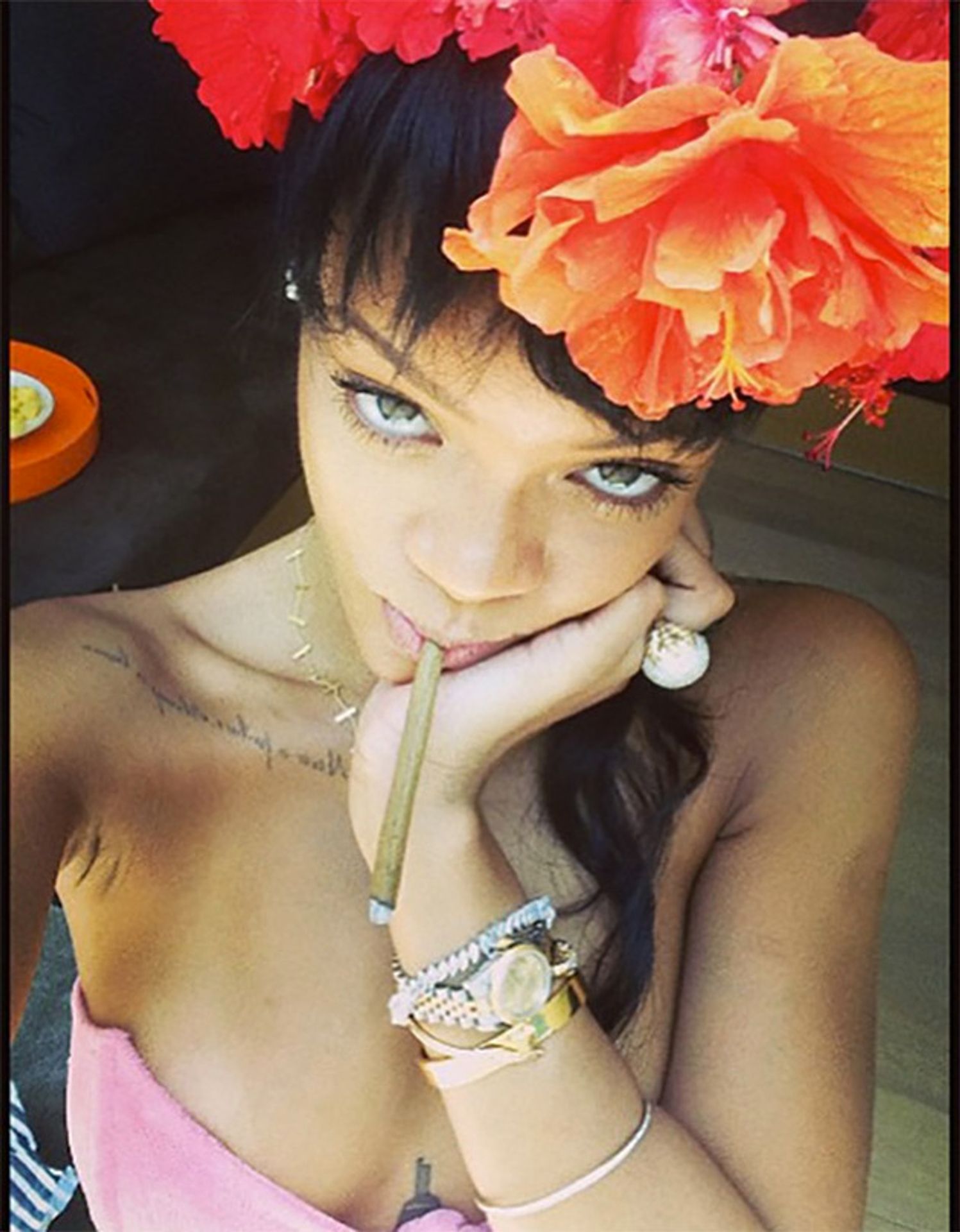 Rihanna - GALERIE: Selfie známých osobností (9/13)