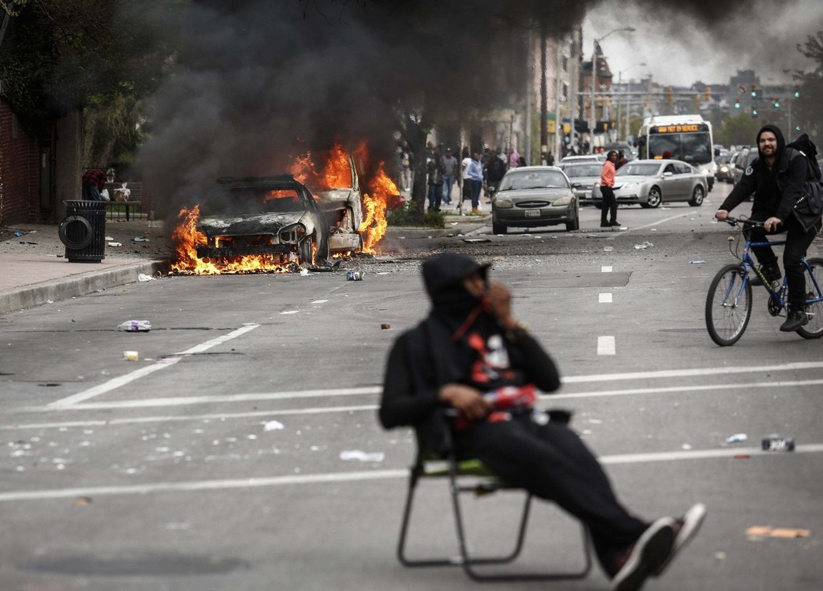 Protesty v Baltimore - 3 - GALERIE: Masivní protesty v Baltimore (5/8)