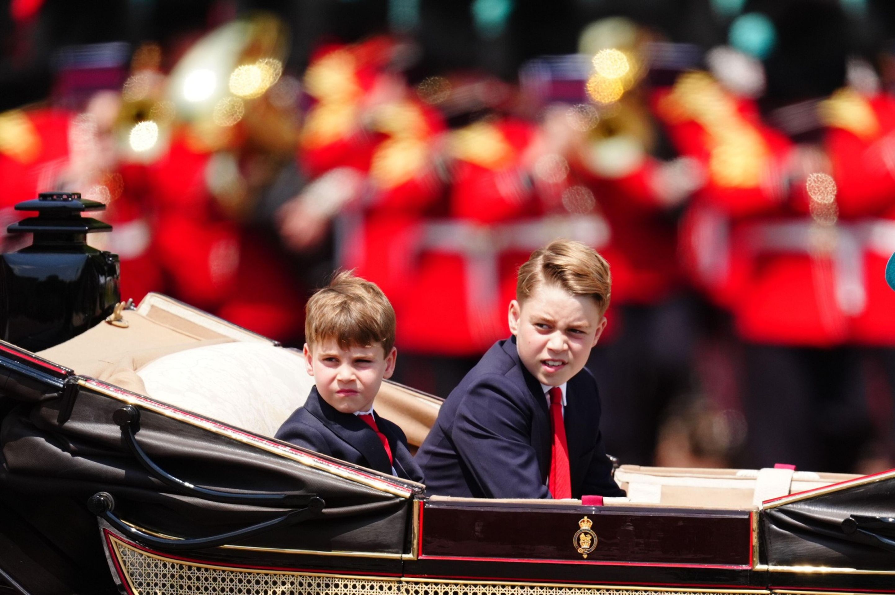 George a Louis na oslavě Karla III. (14. 6. 2025) - Královská přehlídka Trooping the Colour (14. 6. 2025) (6/14)