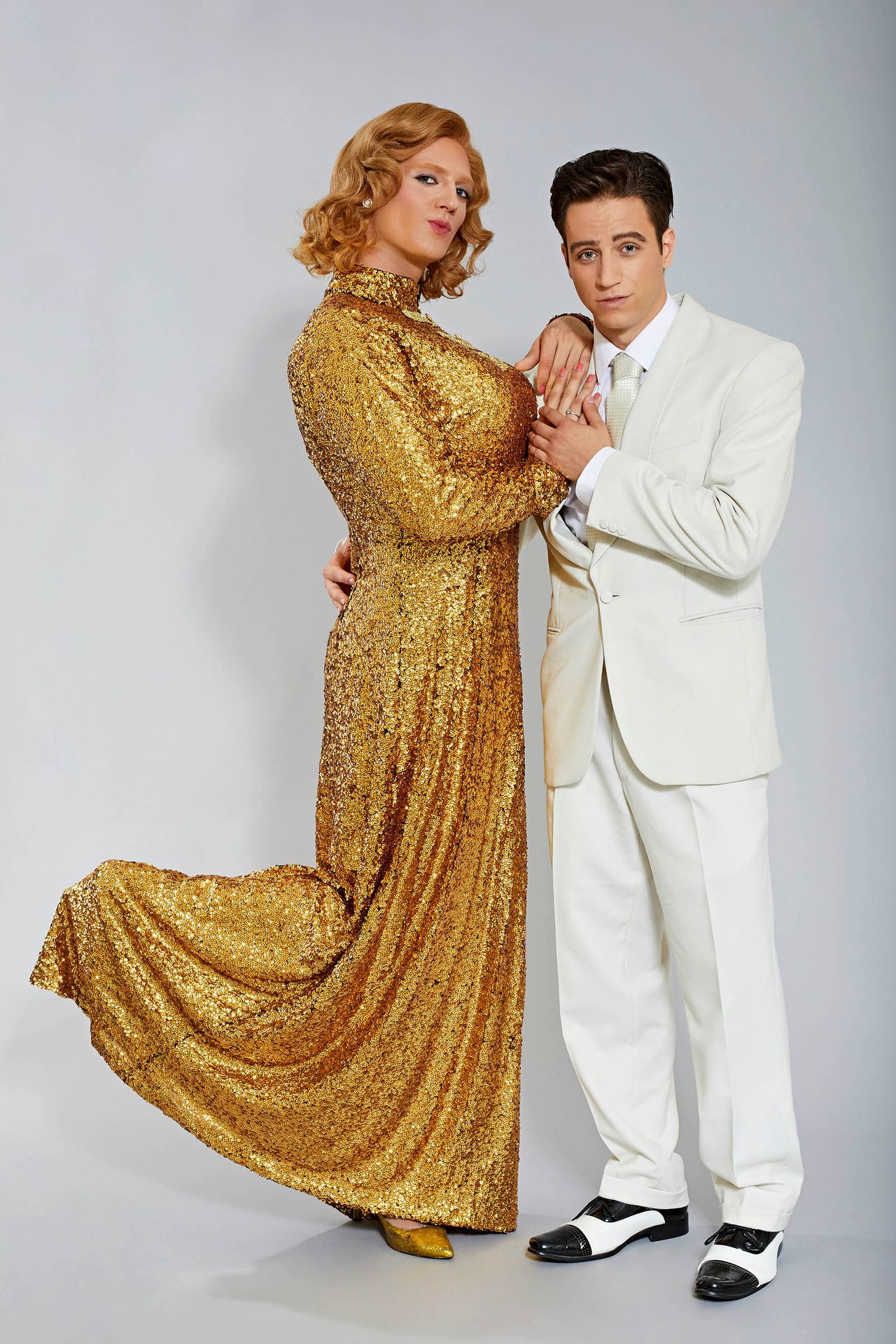 Tvoje tvář má známý hlas: Proměny 4. epizody - Jan Kopečný jako Robbie Williams a Nicole Kidman - GALERIE: Tvoje tvář má známý hlas: Proměny 4. epizody (6/12)