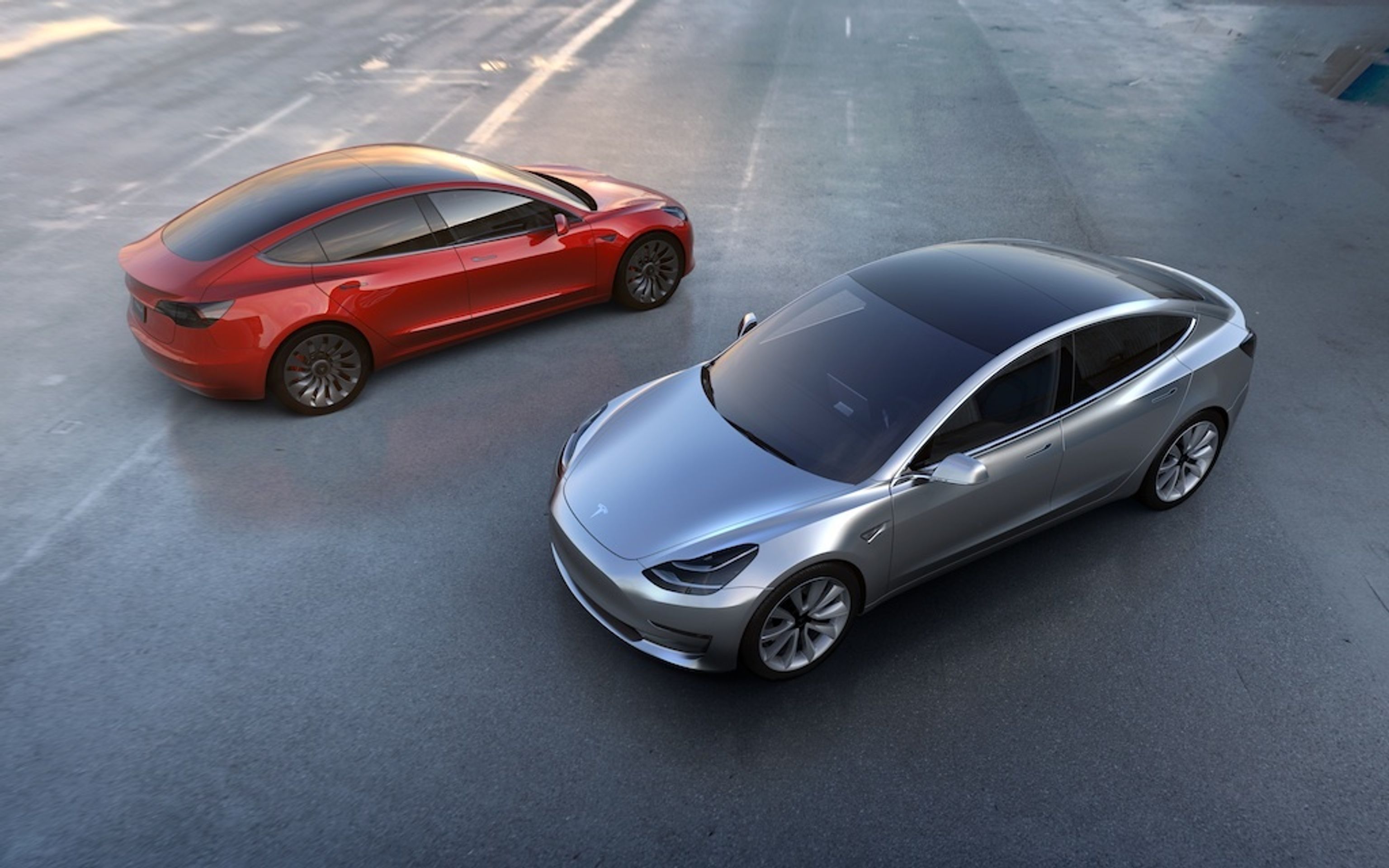 Tesla Model 3 - 12 - Fotogalerie: Elektromobil Tesla Model 3 (1/8)