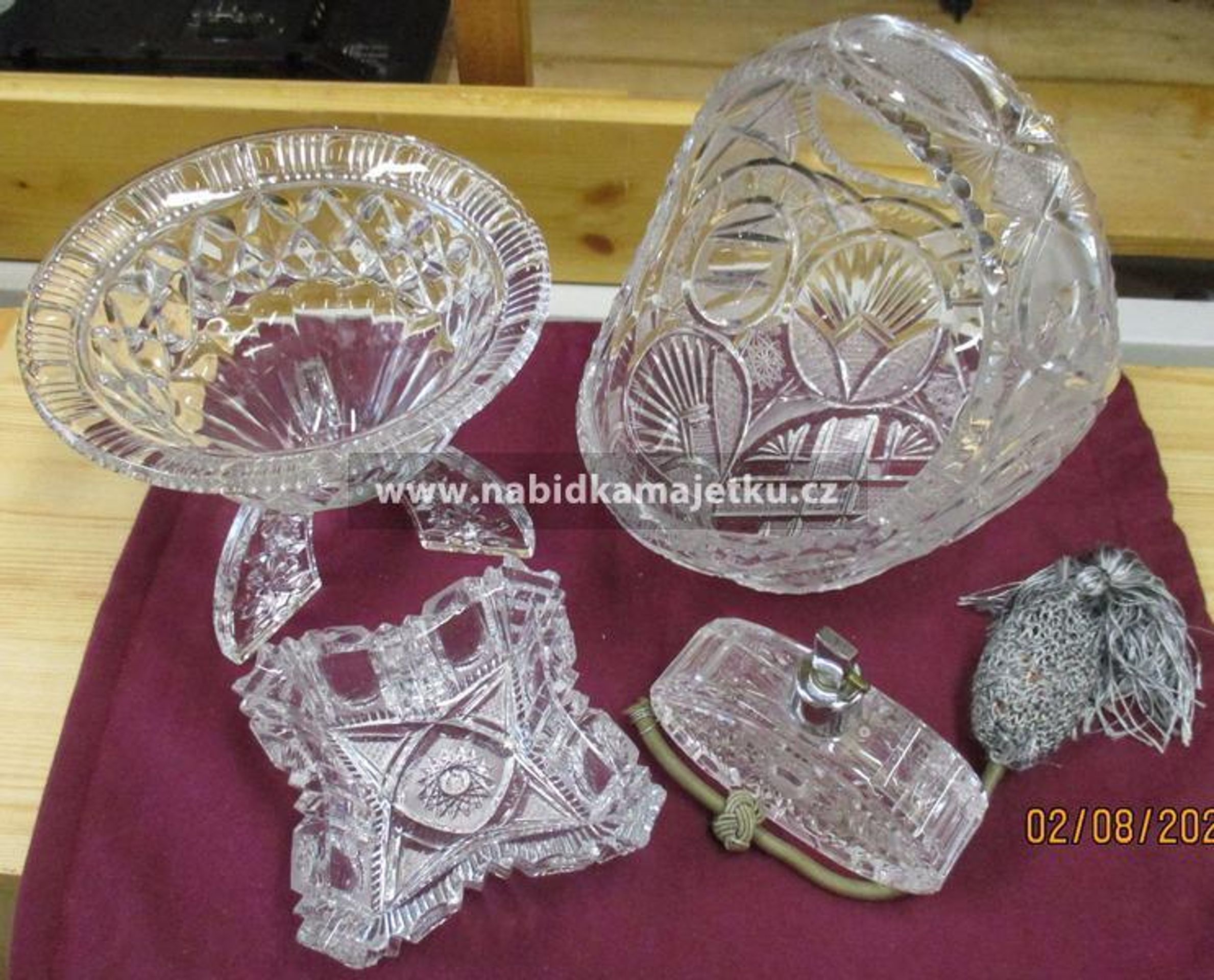 Křišťálová sada vyhlašovací cena 550 Kč - Křišťál a porcelán (5/6)