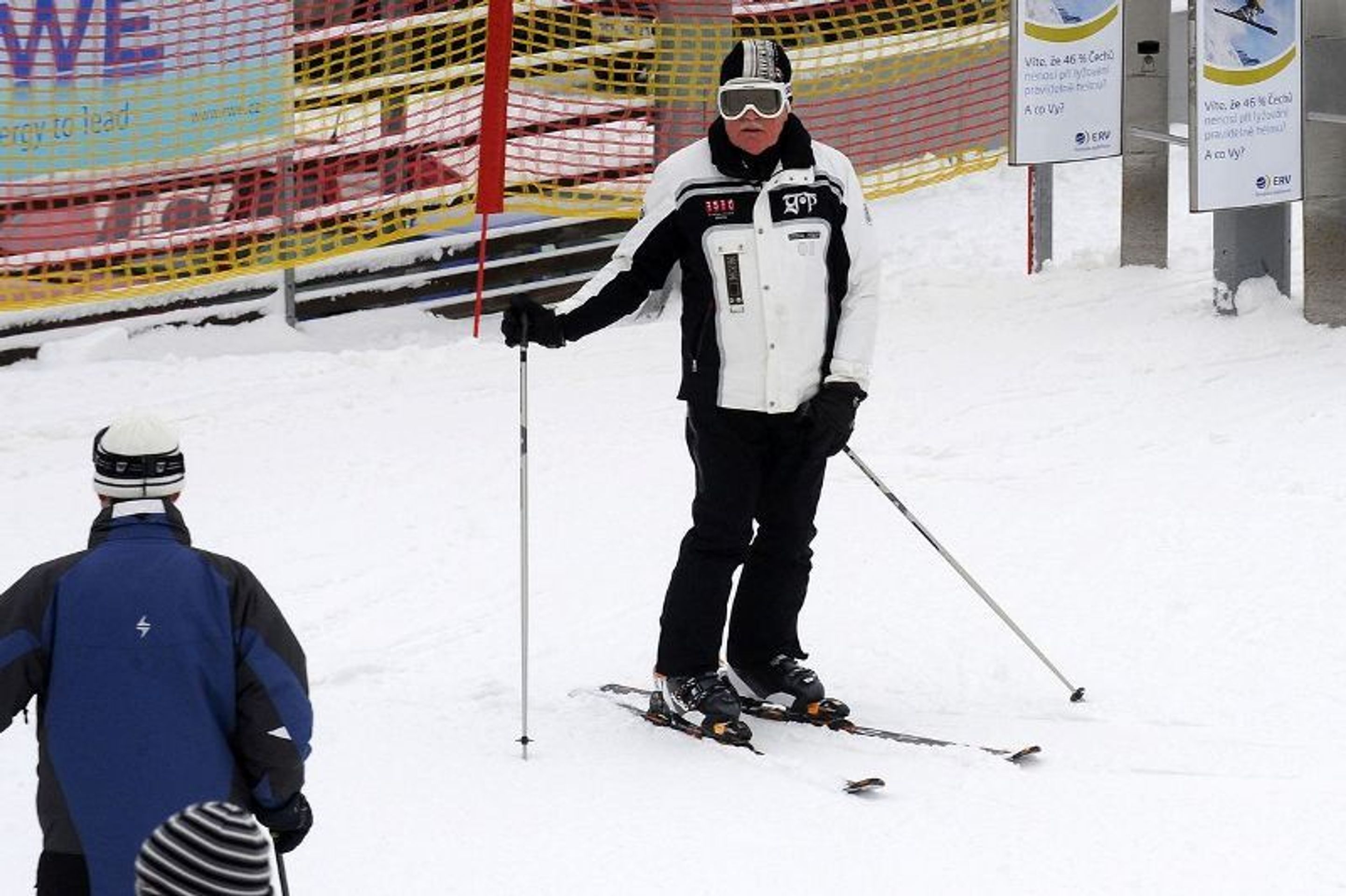 Exprezident Klaus lyžuje na Monínci - 2 - GALERIE: Klaus lyžuje na Monínci v roce 2014 (28/29)