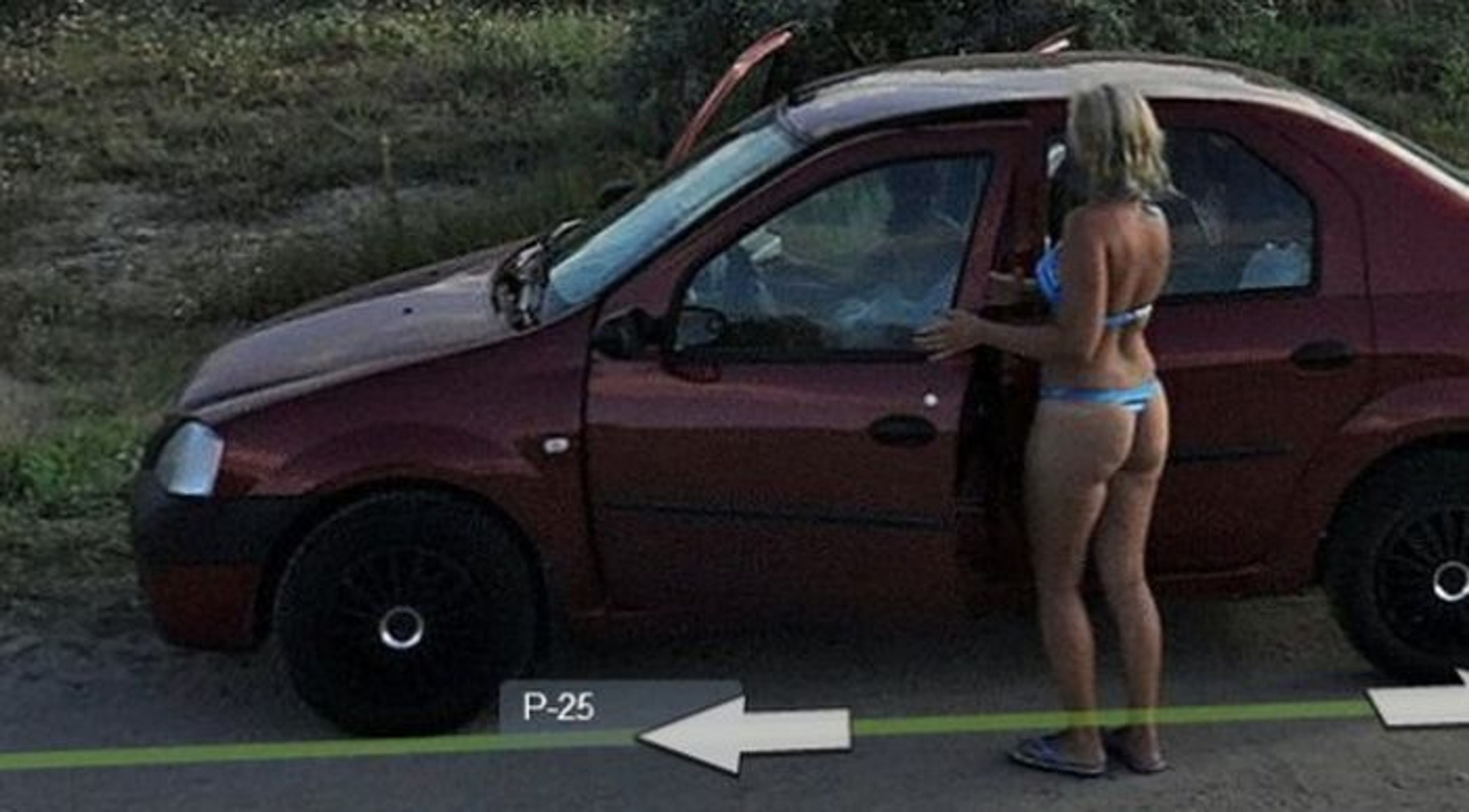 Holky z Google street view - 11 - GALERIE: Holky z Google Street View (11/27)