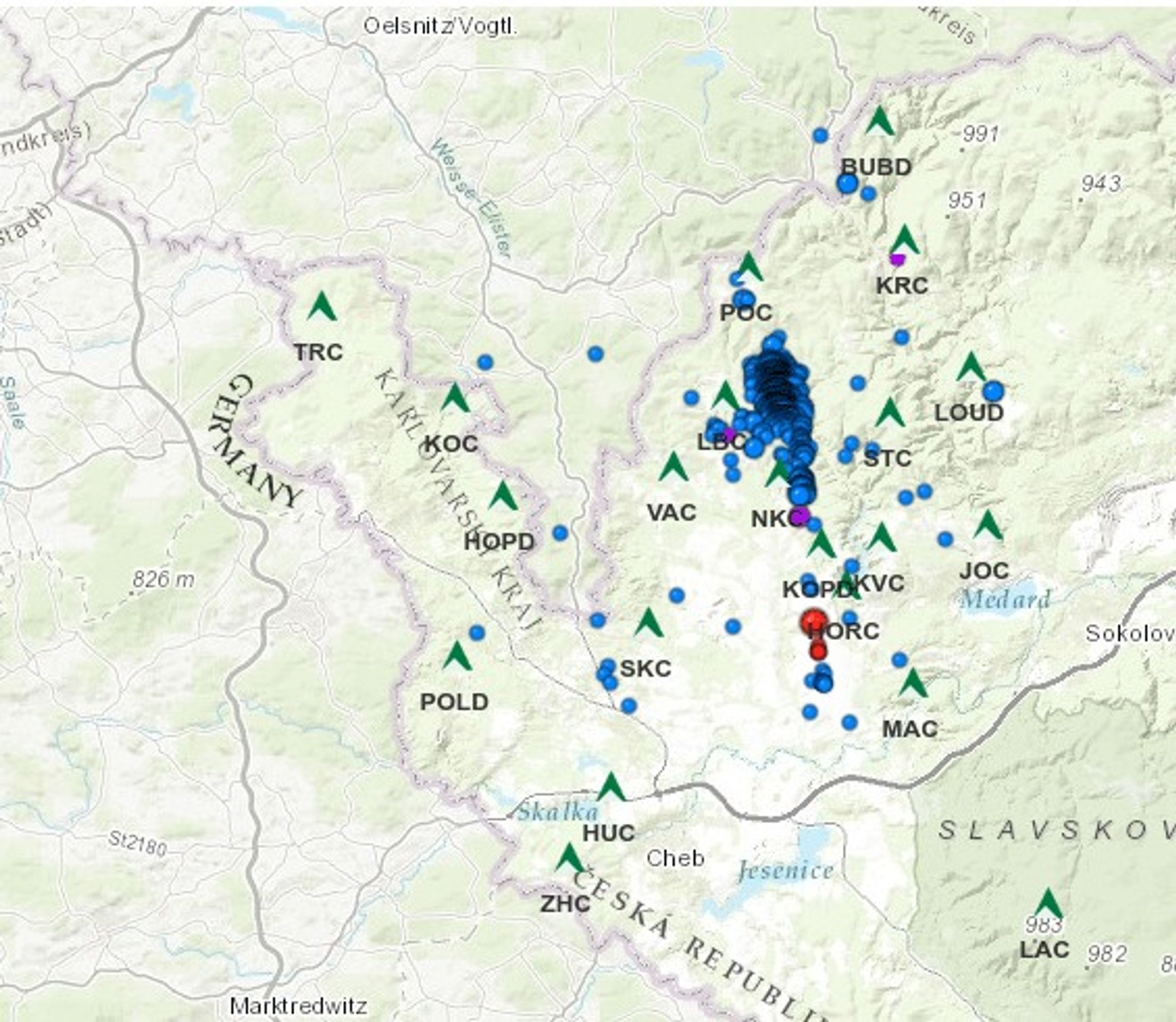 Zemětřesení na Chebsku - 1 - GALERIE: Grafy a mapky k zemětřesení (2/3)
