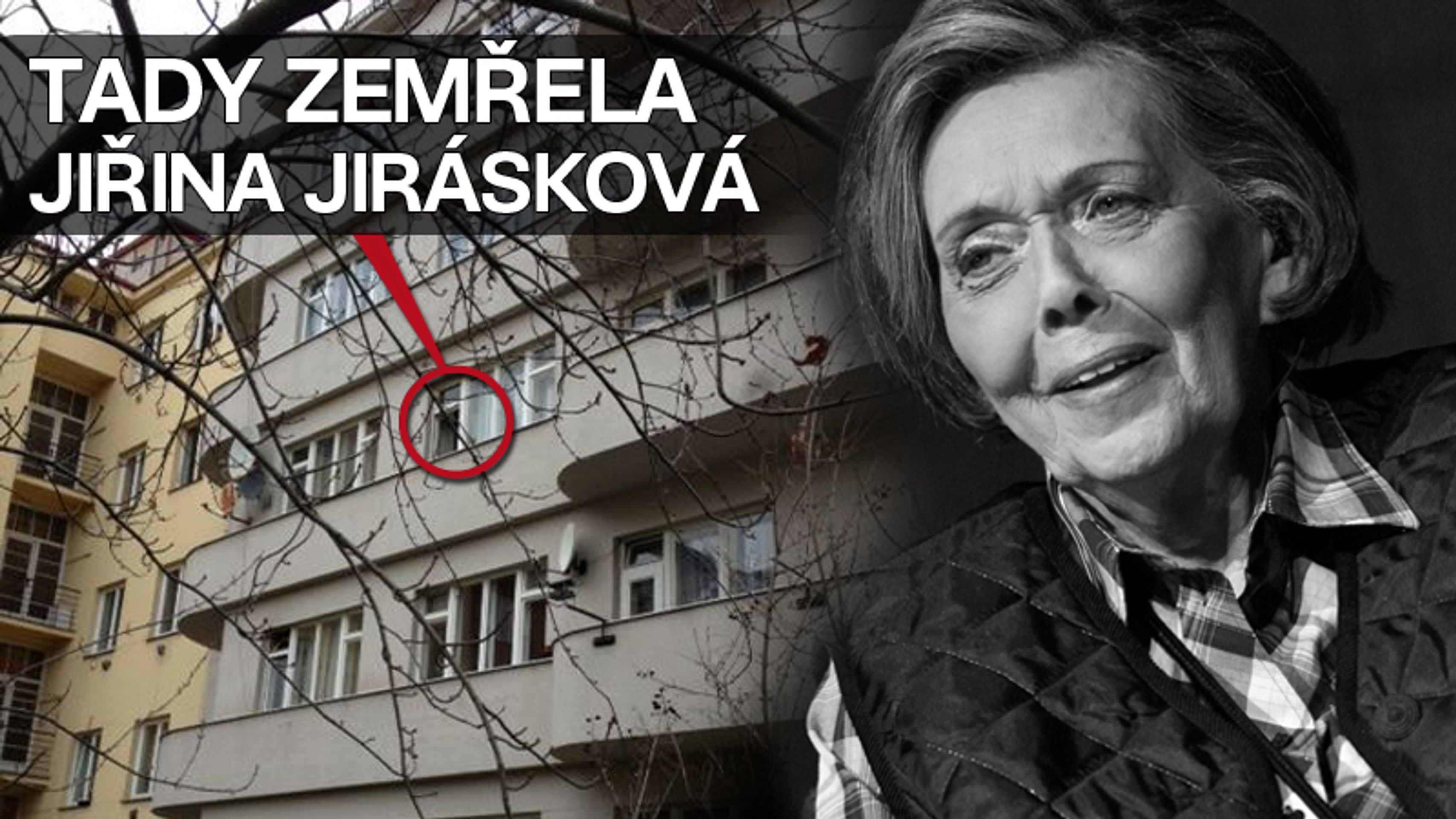 Jiřina Jirásková_místo úmrtí - Fotky od domu Jiřiny Jiráskové (1/14)