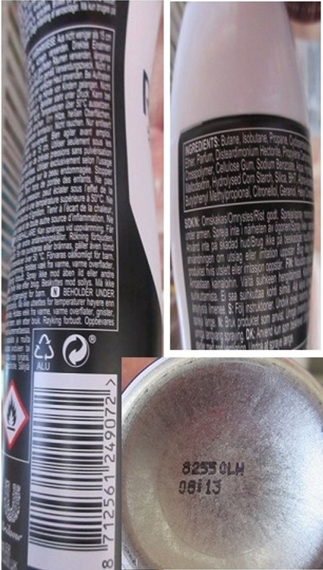 Deodorant Rexona - Nahlášené deodoranty (3/4)