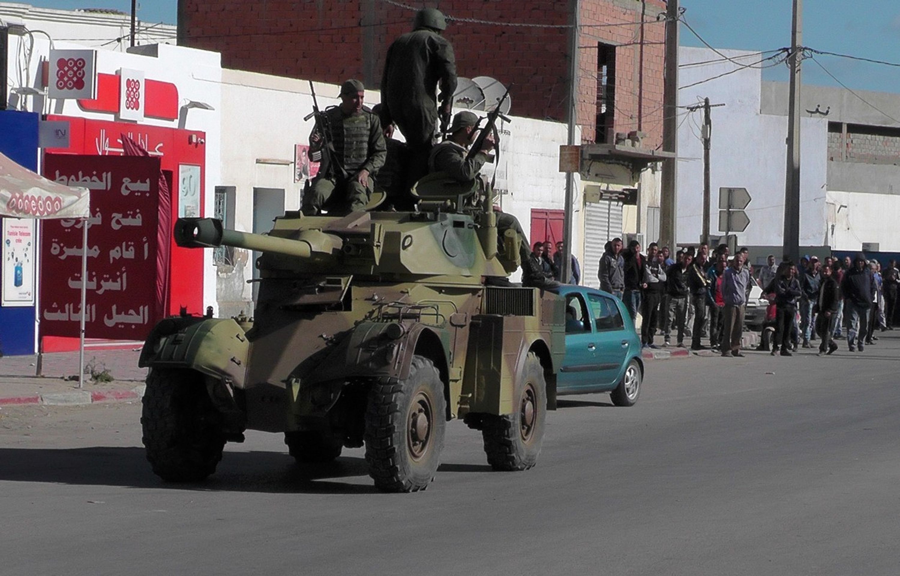 Boje ISIS a tuniské policie - 3 - GALERIE: Střety Islámského státu a tuniské policie (5/5)