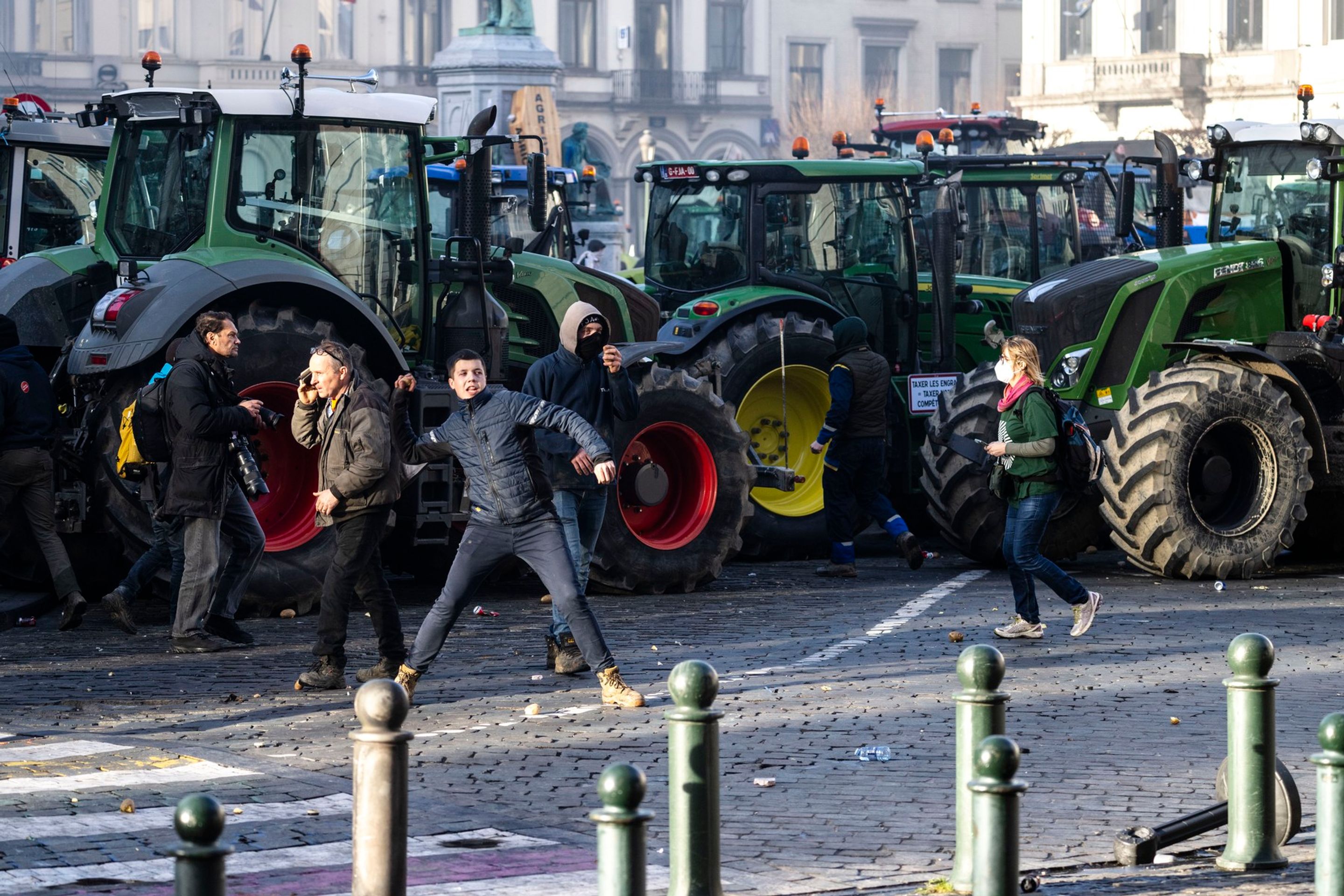 Protesty zemědělců v Bruselu - Protesty zemědělců v Bruselu (2/15)