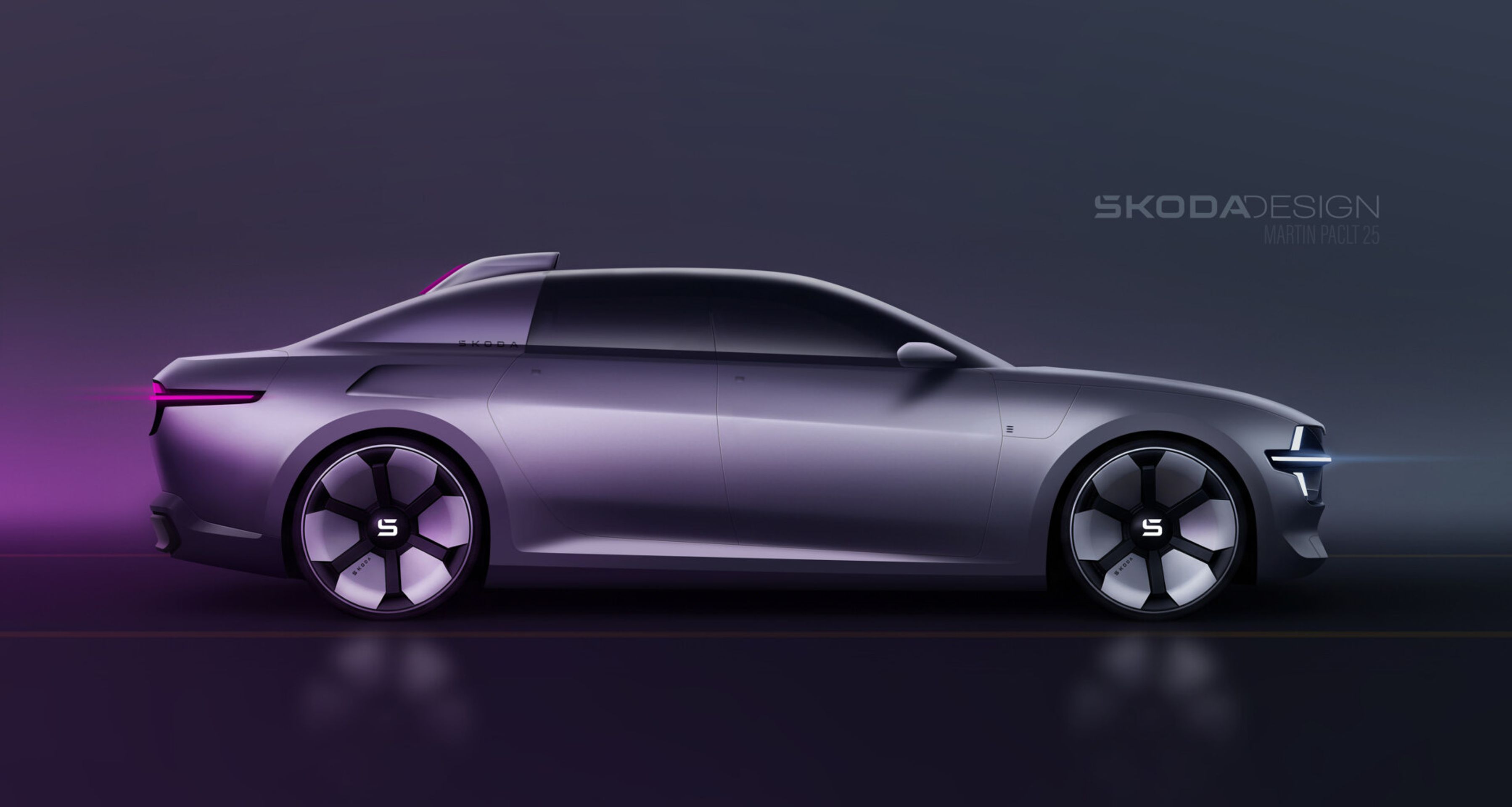 Designér Martin Paclt vytvořil moderní interpretaci legendární Škody 100 - Designér Martin Paclt vytvořil moderní interpretaci legendární Škody 100 (2/9)