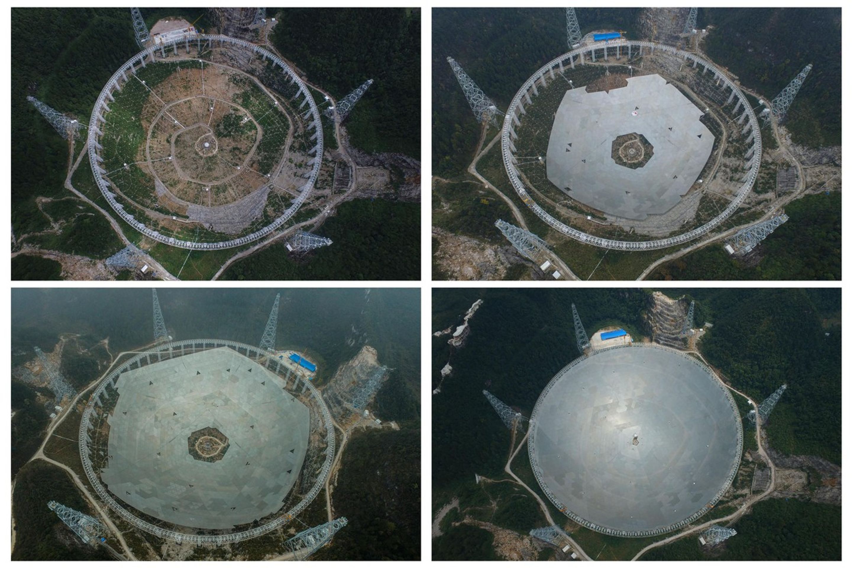 Čína dokončila největší radioteleskop - GALERIE: Čína dokončila stavbu největšího radioteleskopu (7/7)