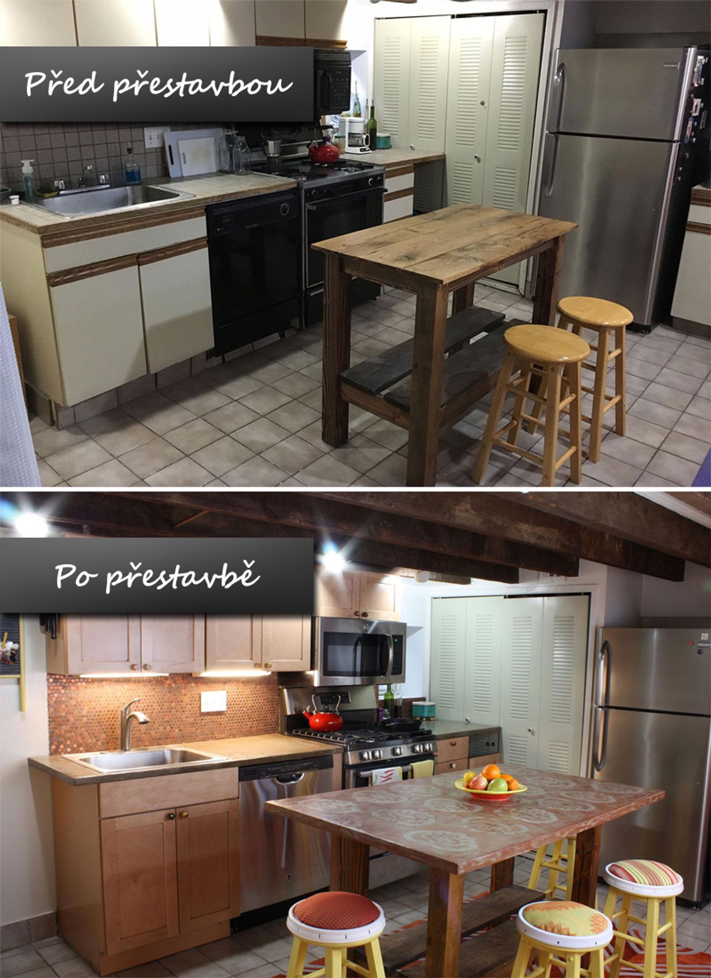 Renovace kuchyně - před a po - GALERIE: Renovace kuchyně - před a po (1/10)