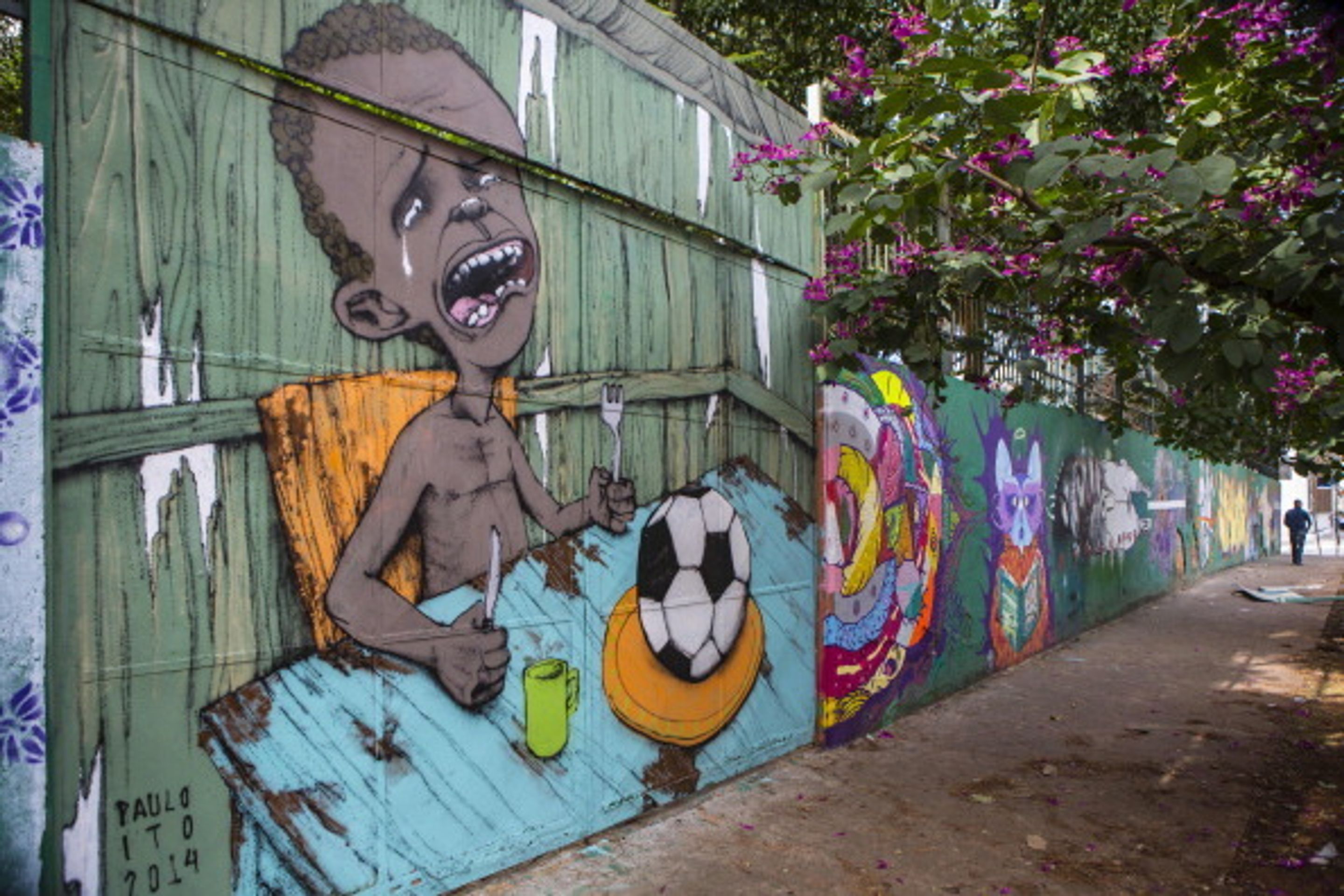 Díla malířů graffiti v Brazílii - 9 - GALERIE: Díla malířů graffiti v brazilských ulicích (9/16)