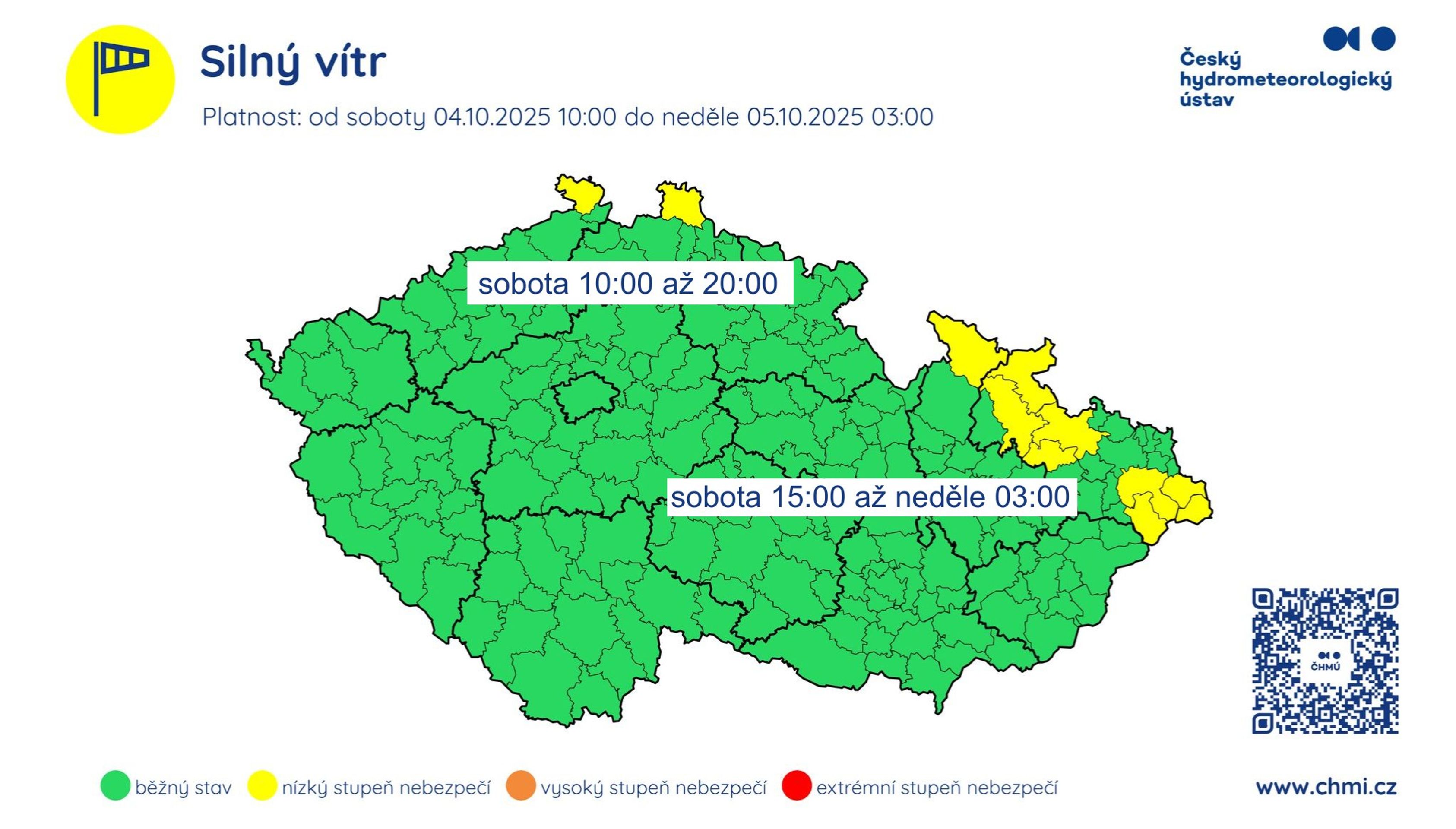 Výstraha ČHMÚ – silný vítr - Bouře Amy ovlivní počasí v Česku (4/4)