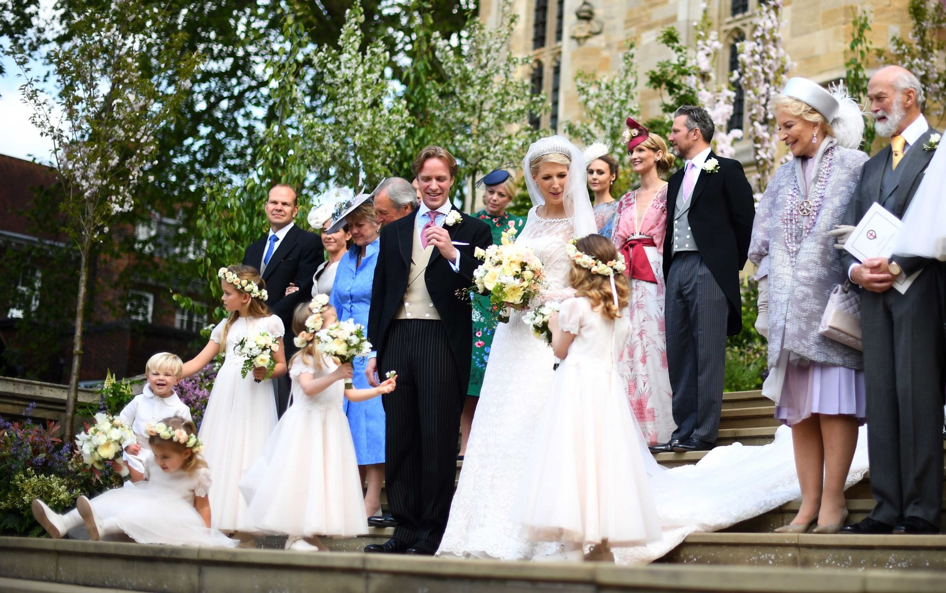 Svatba lady Gabrielly Windsorové Thomase Kingstona, 18. 5. 2019 (1) - Lady Gabriella Windsor a Thomas Kingston (2/4)