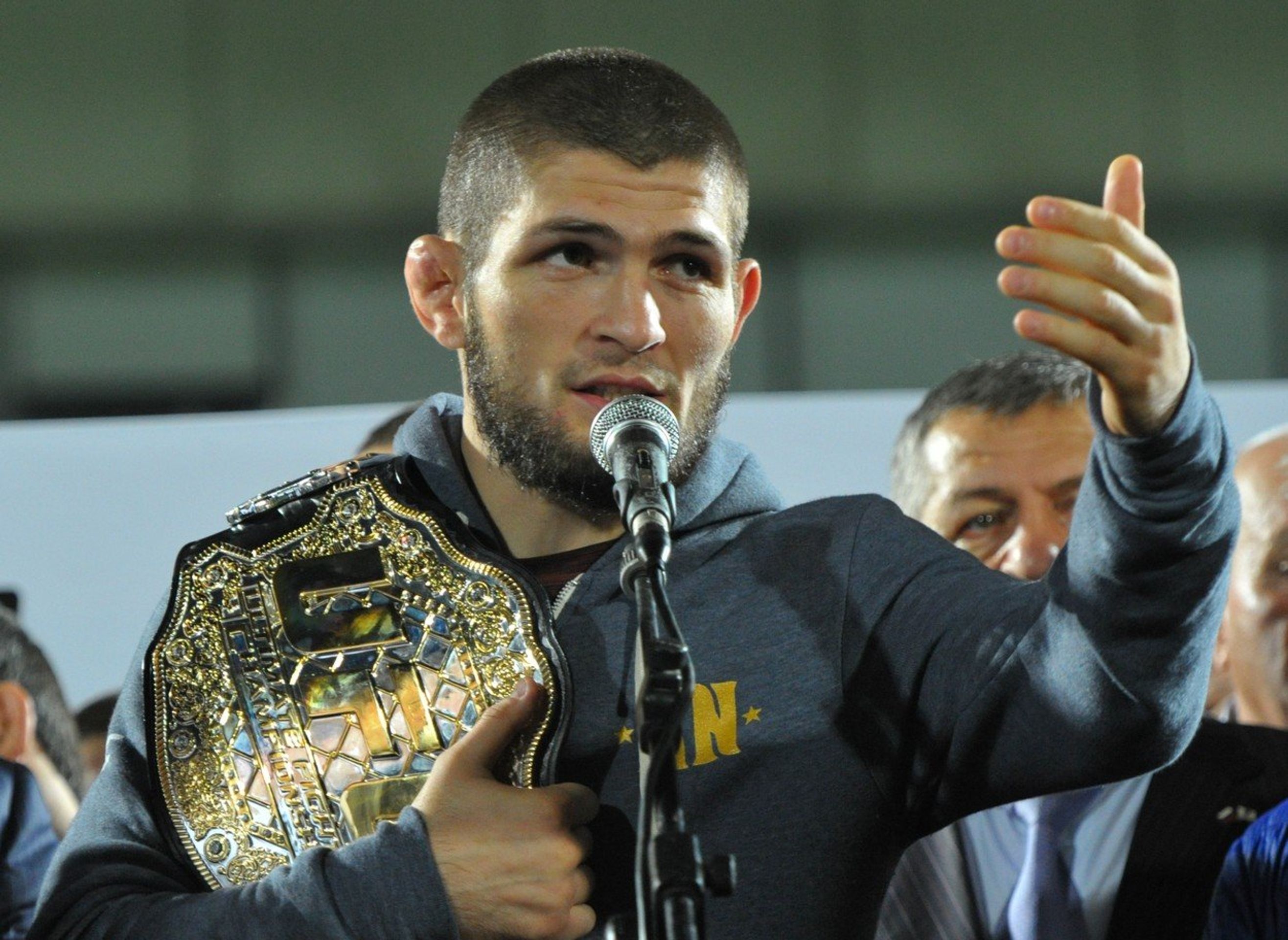 Khabib Nurmagomedov - GALERIE: Khabib Nurmagomedov a Lukáš Krpálek mají stejné uši (3/5)