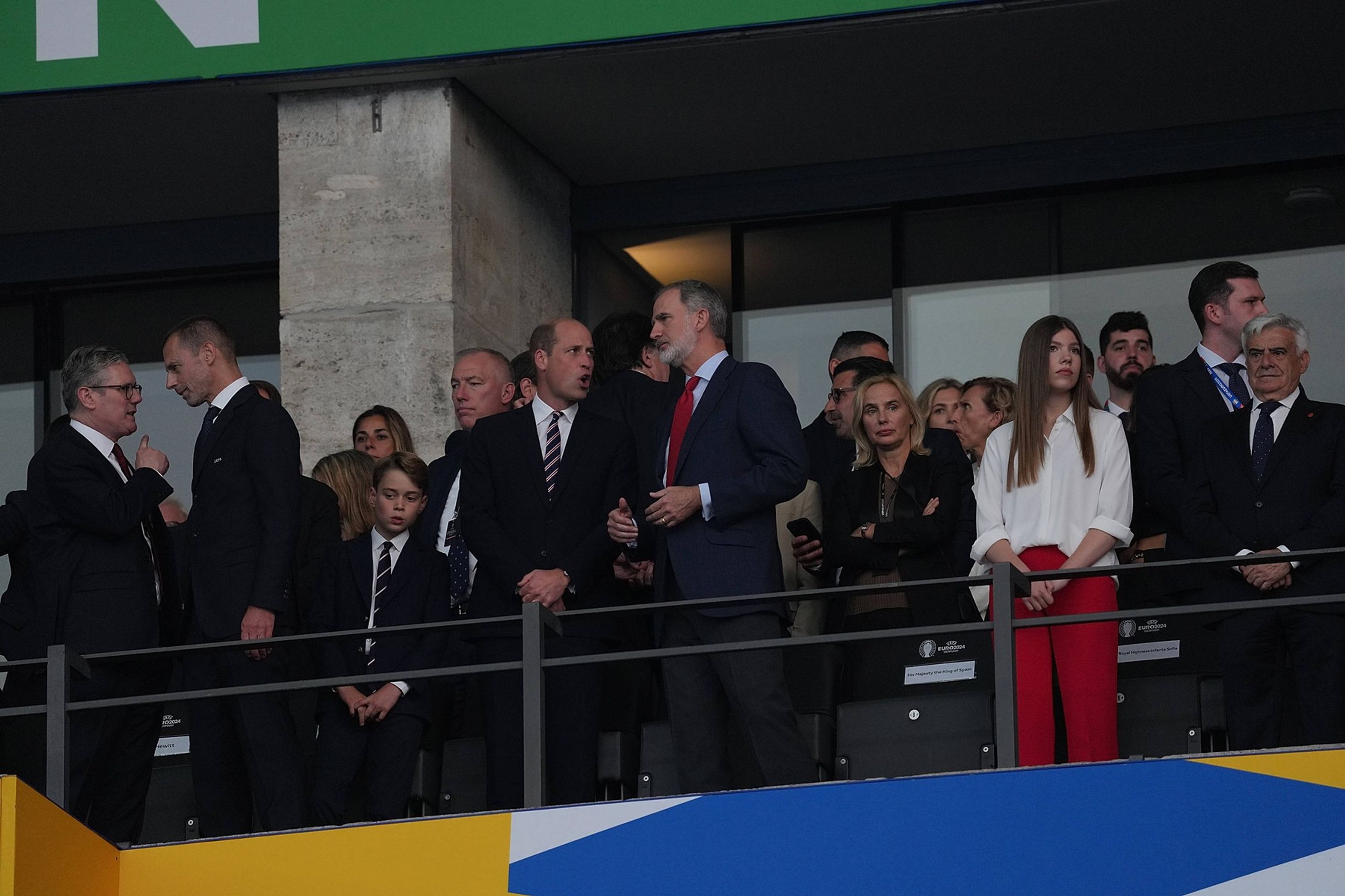Britská a španělská královská rodina fandí na Euru 2024 - Britská a španělská královská rodina fandí na Euru 2024 (6/6)