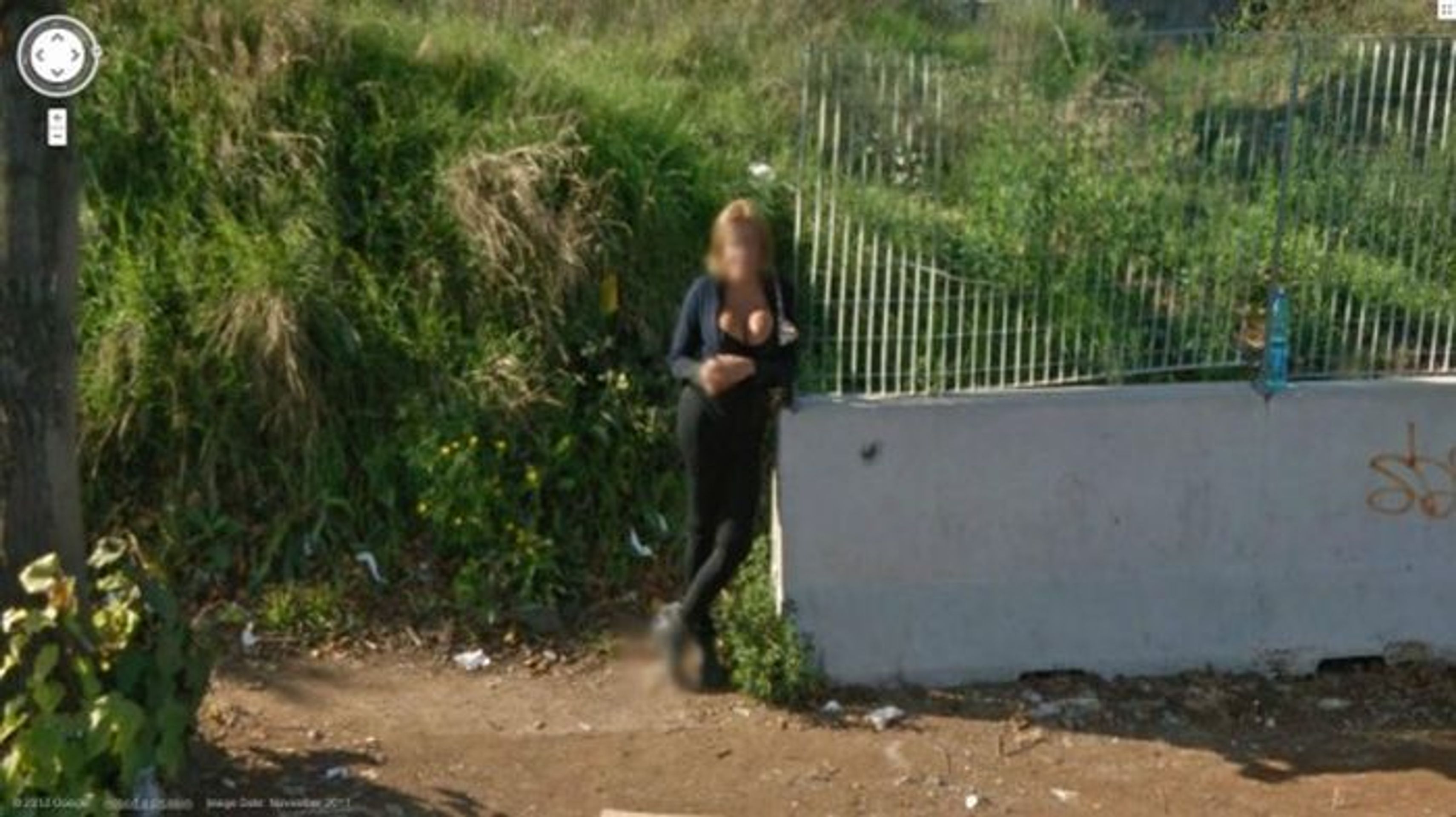 Holky z Google street view - 10 - GALERIE: Holky z Google Street View (10/27)