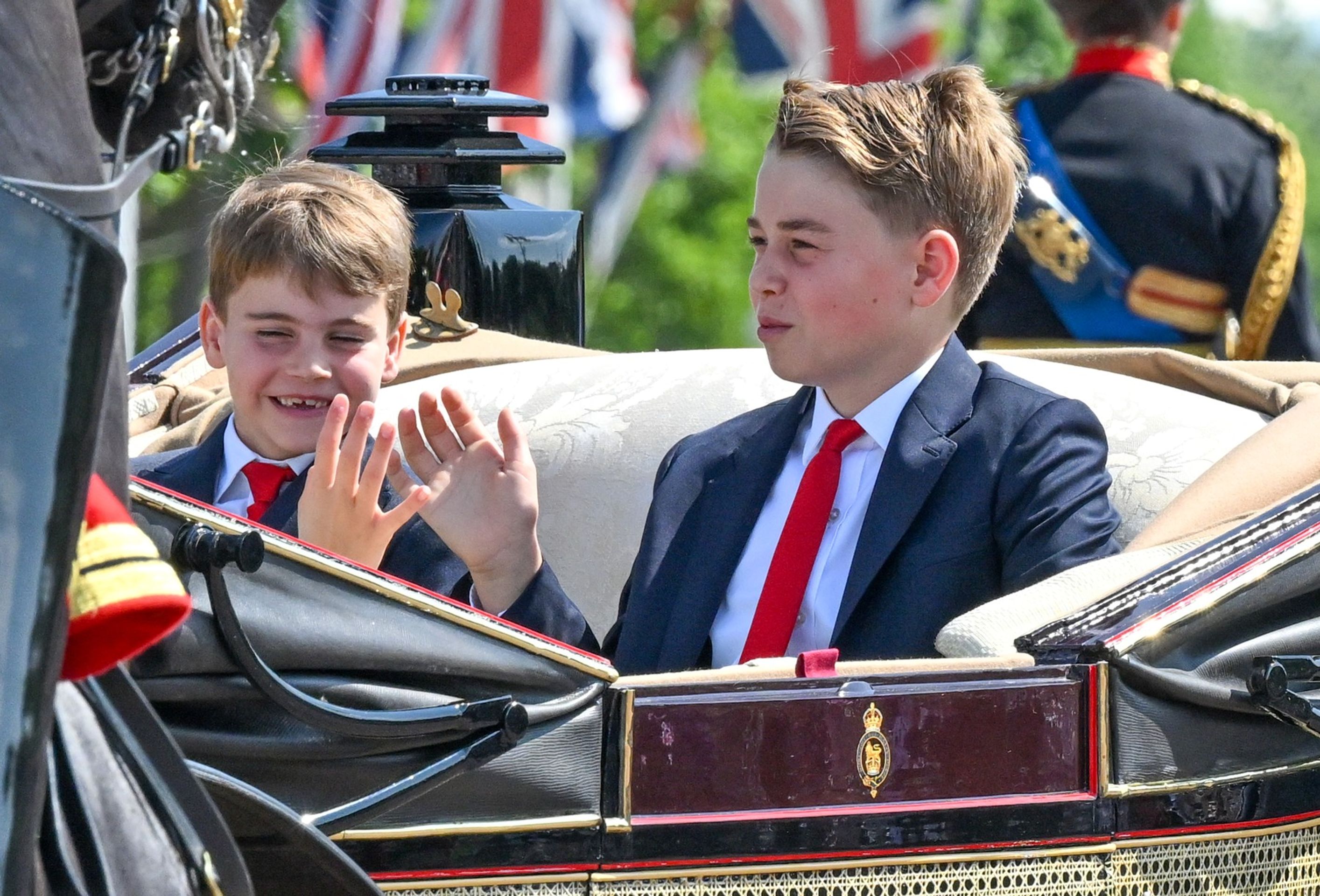 Princ Louis a princ George na Trooping the Colour - Princ Louis na Trooping the Colour (2/6)
