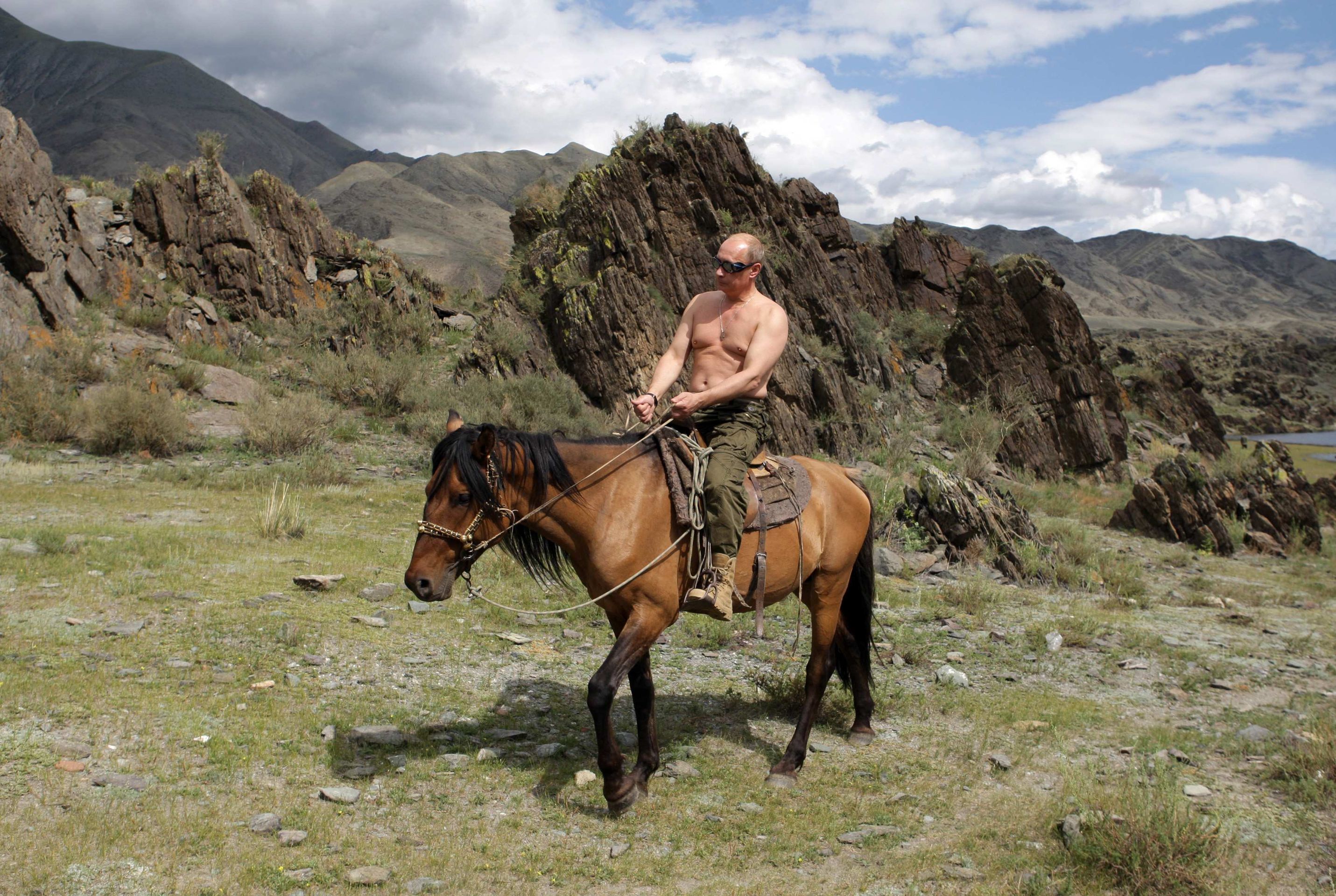 Putin na dovolené-1 - GALERIE: Putin na dovolené (2/11)