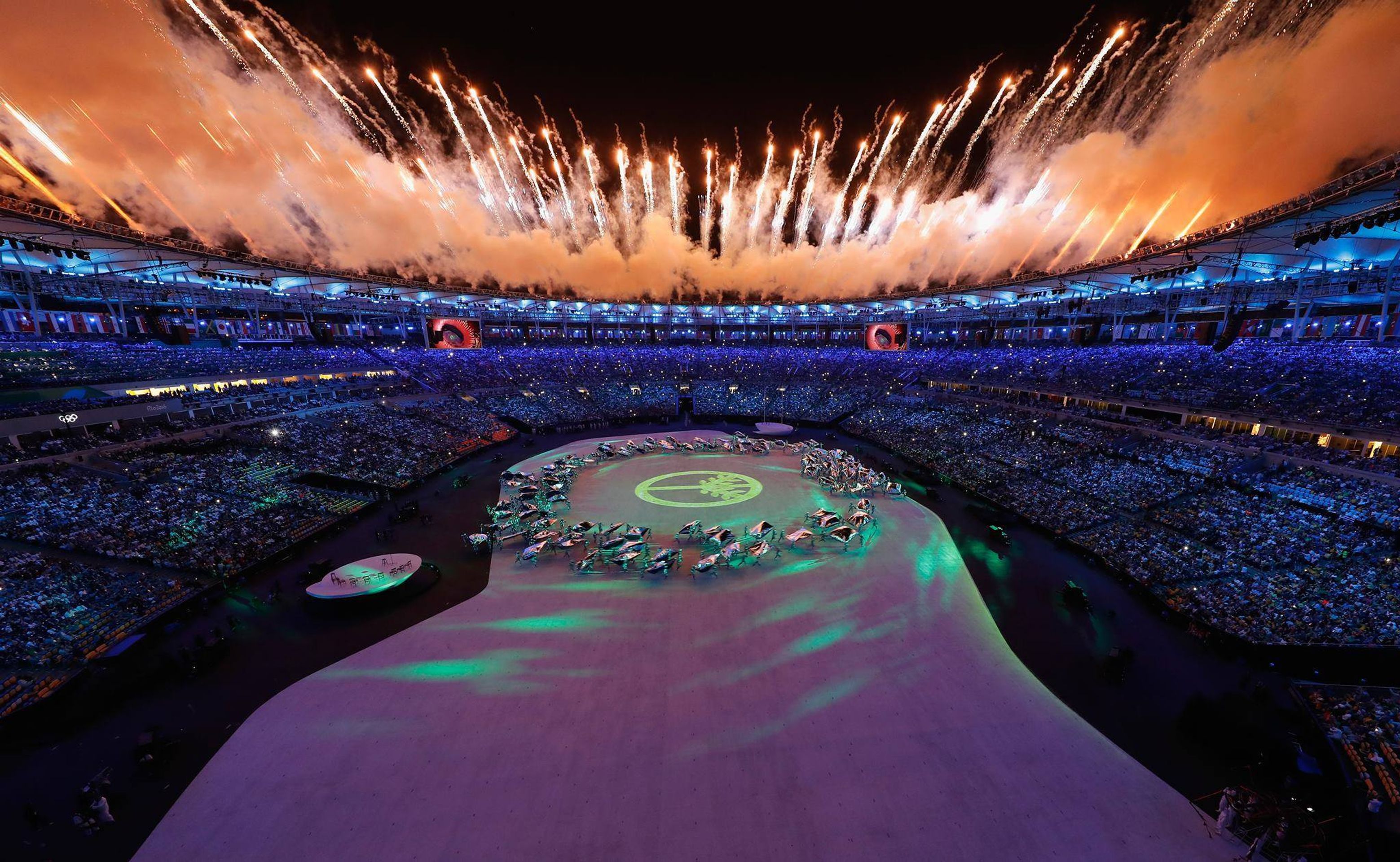 Slavnostní zahajovací ceremoniál v Riu - 6 - GALERIE: Slavnostní zahájení olympijských her v Riu (6/16)