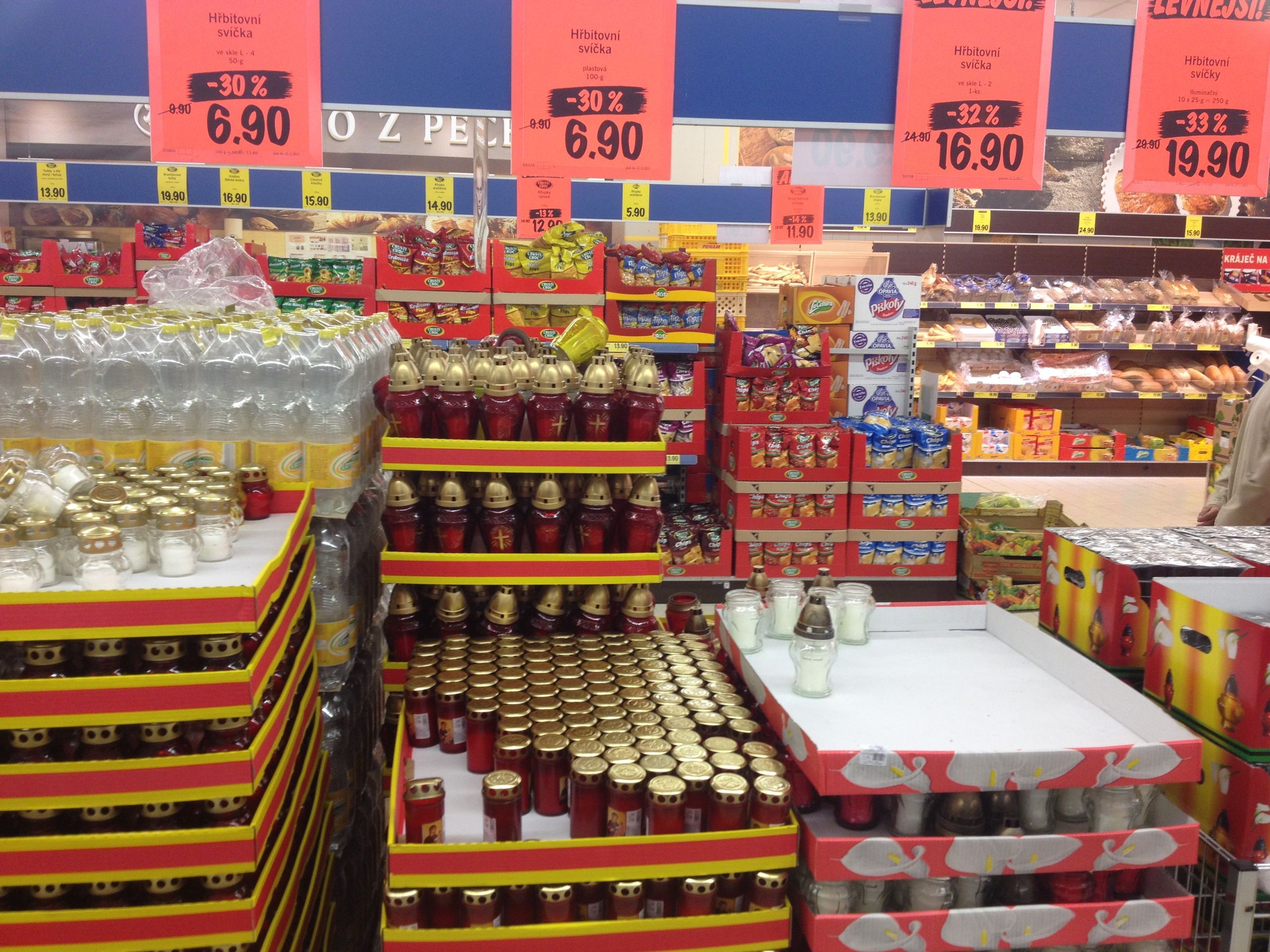 Velká svíčka s víčkem - Lidl Praha Řepy - GALERIE: Přehled cen velkých svíček s víčkem (7/13)