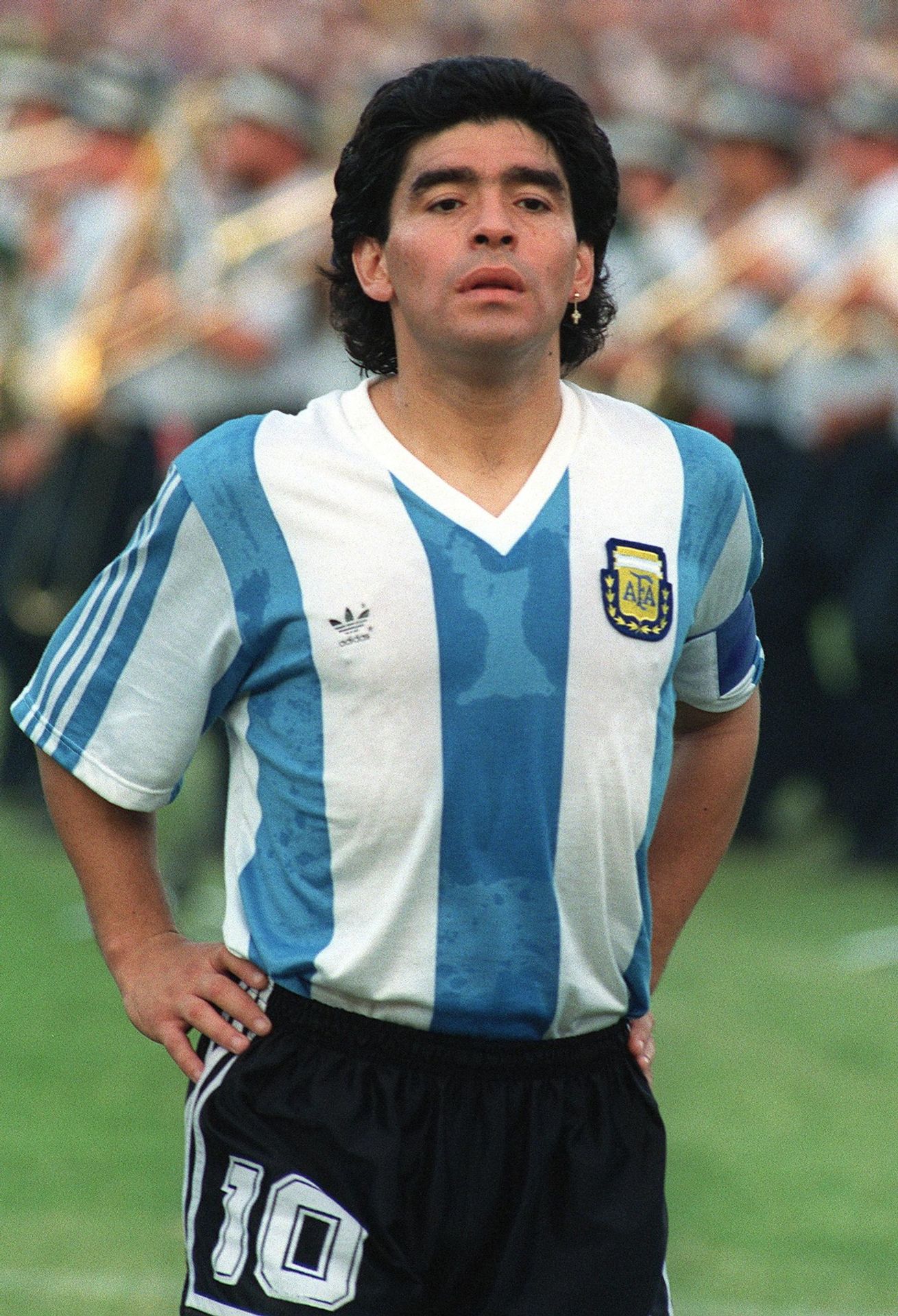 Diego Maradona v dresu Argentiny v roce 1990 - Retro národní dresy (9/9)