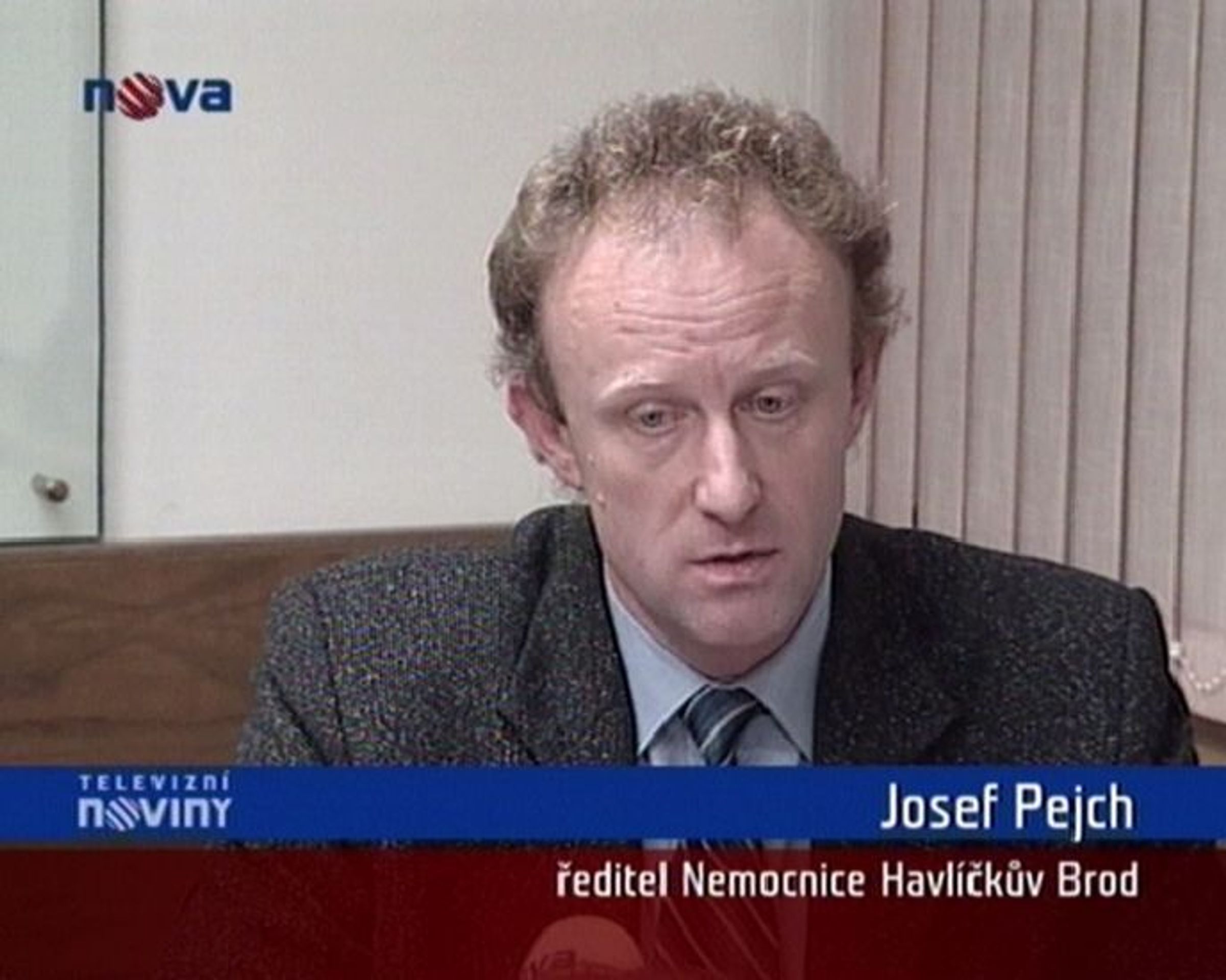Josef Pejch, ředitel nemocnice. - Exkluzivně: Máme nemocničního vraha (3/3)
