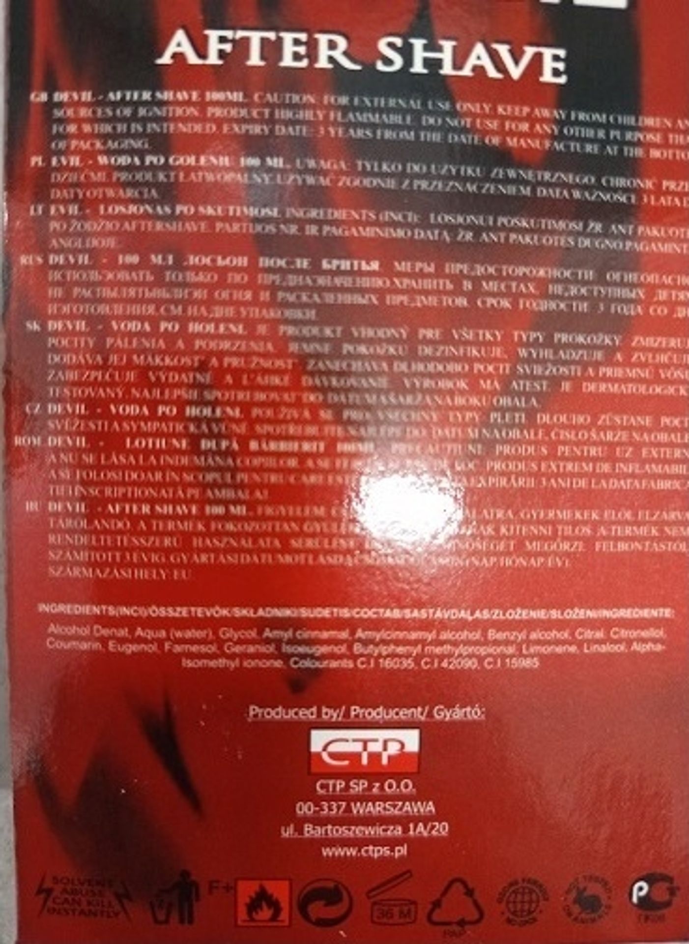 DEVIL, AFTER SHAVE, FIRE - Nebezpečná kosmetika (2/9)