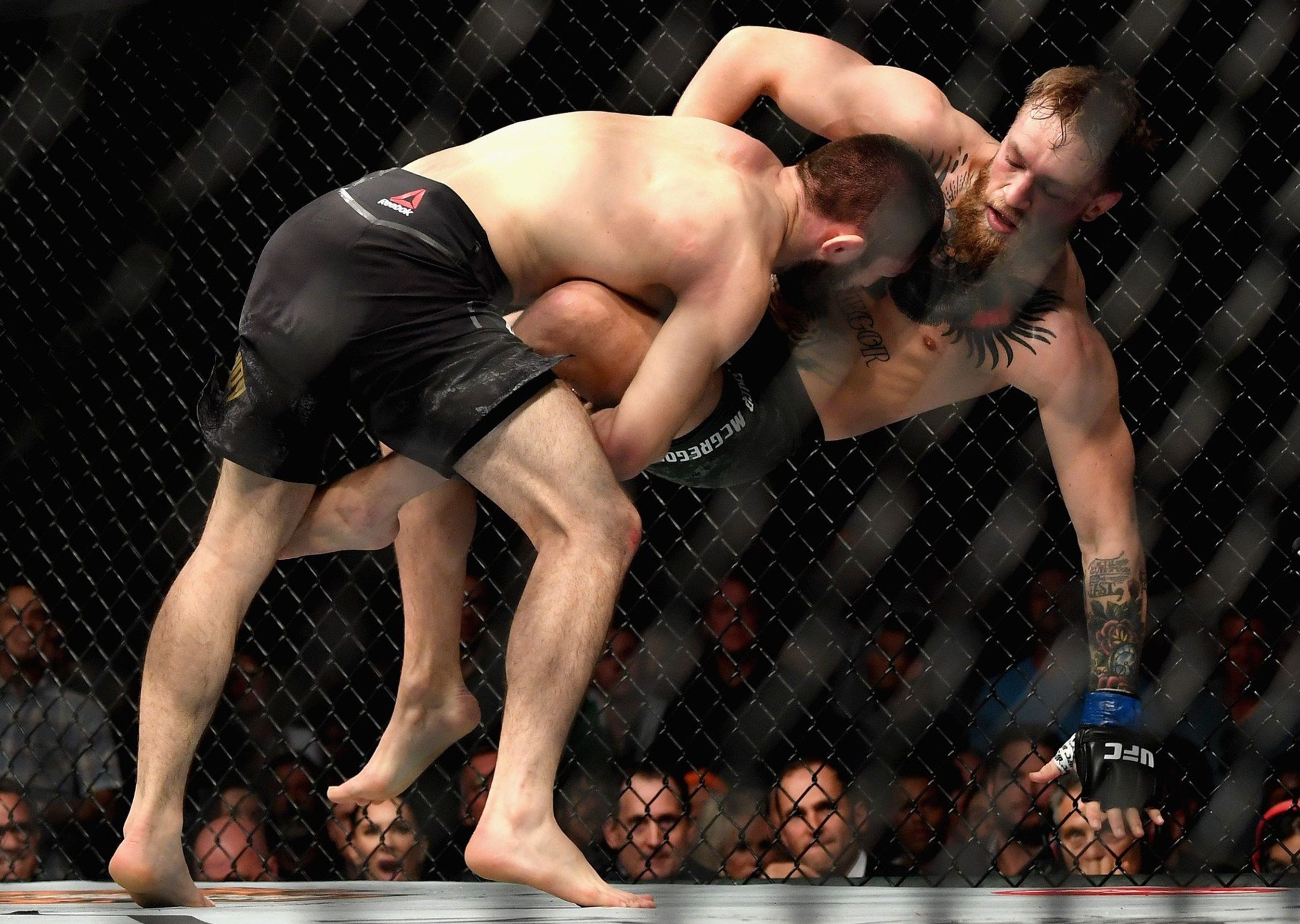 Conor McGregor a Khabib Nurmagomedov - GALERIE: Trenéři Conora McGregora John Kavanagh a Dillon Danis (4/4)