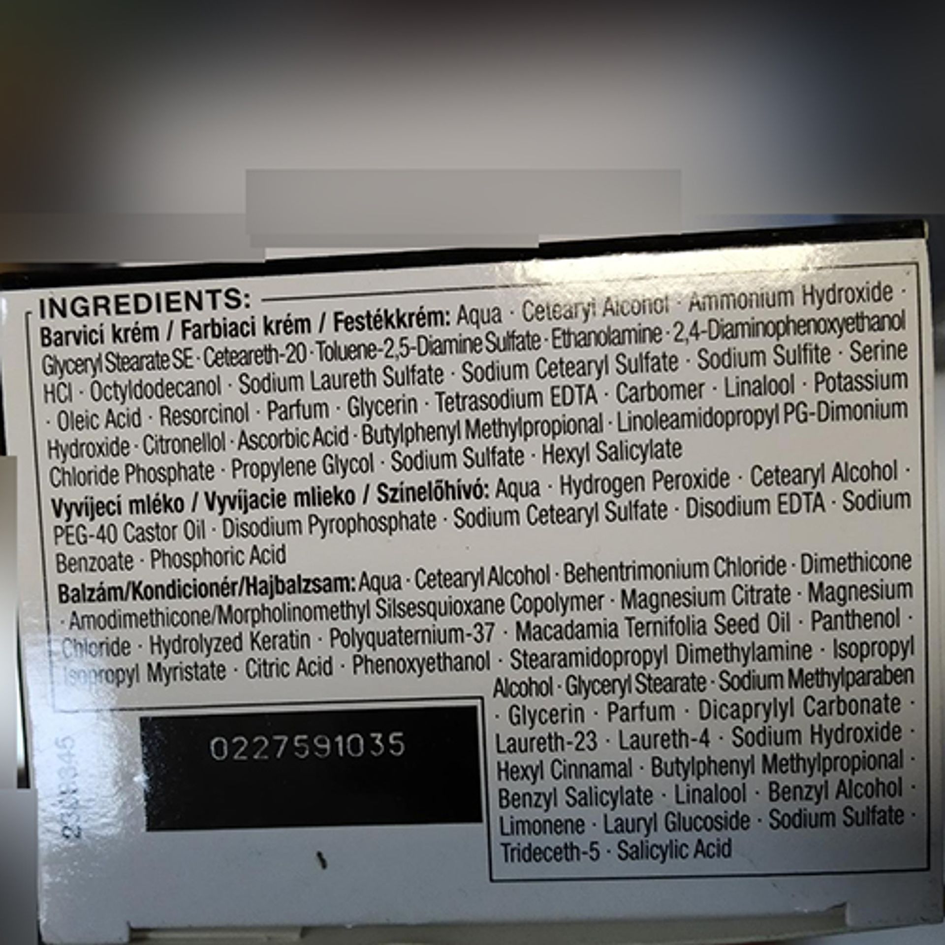 Syoss, Professional Performance, Sanoplex Professional anti-damage care, 0227591035 (5) - Nebezpečná kosmetika (22/32)