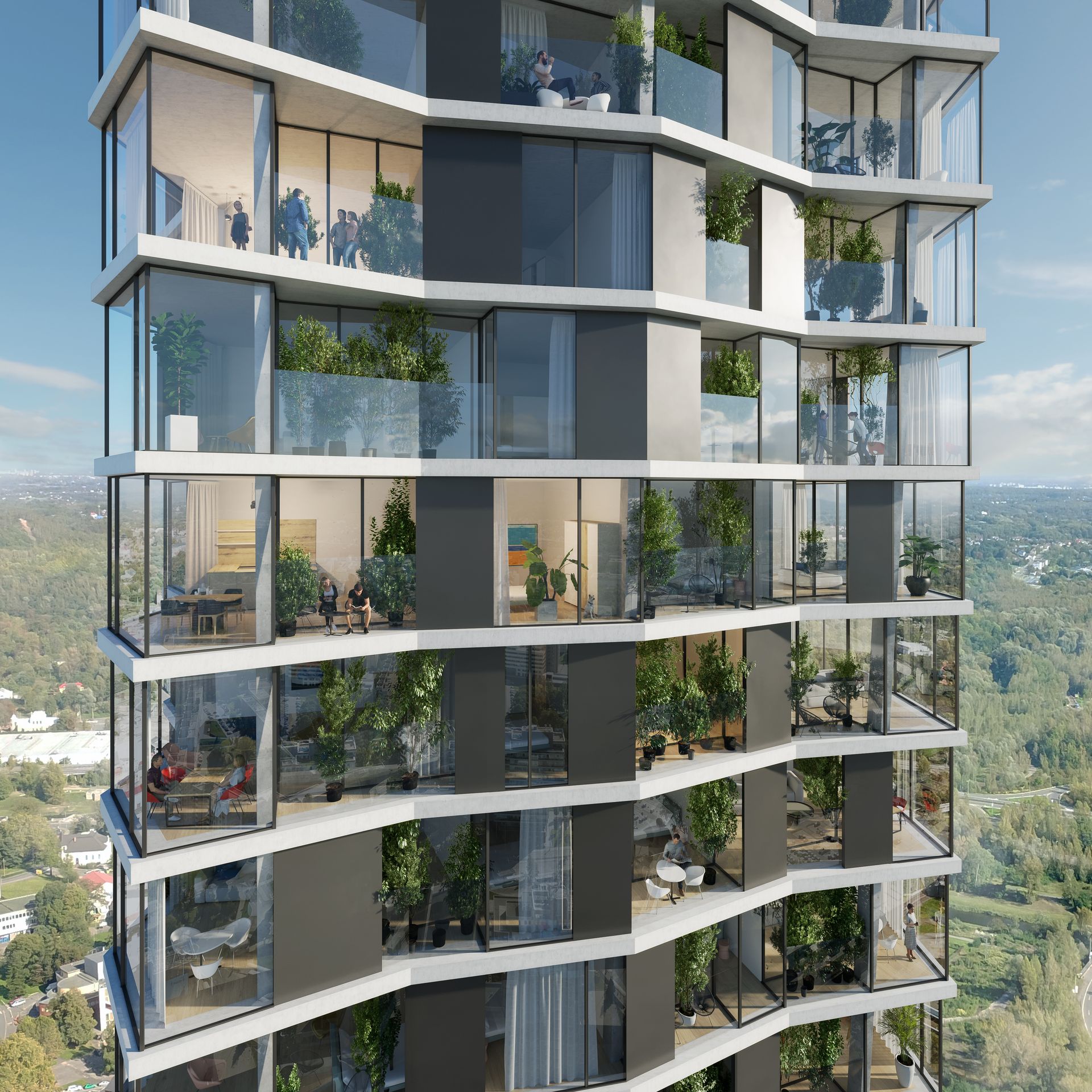 Vizualizace k projektu Ostrava Tower (6) - Vizualizace k projektu Ostrava Tower (6/7)