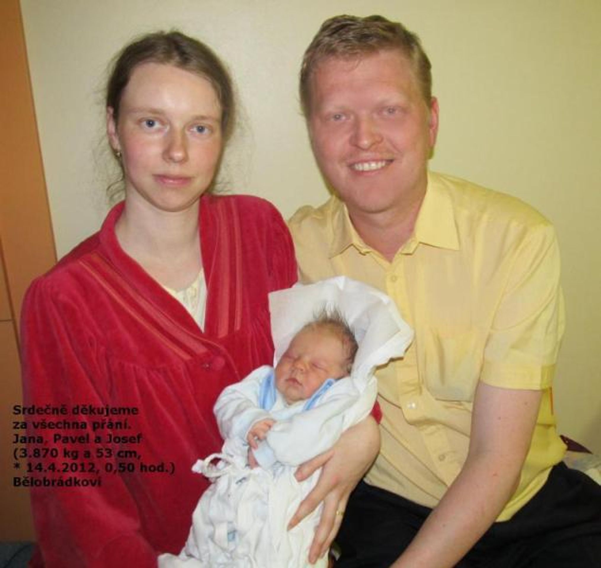 Pavel Bělobrádek s manželkou Janou a synem Josefem - 5 - GALERIE: Pavel Bělobrádek s manželkou Janou a synem Josefem (6/11)