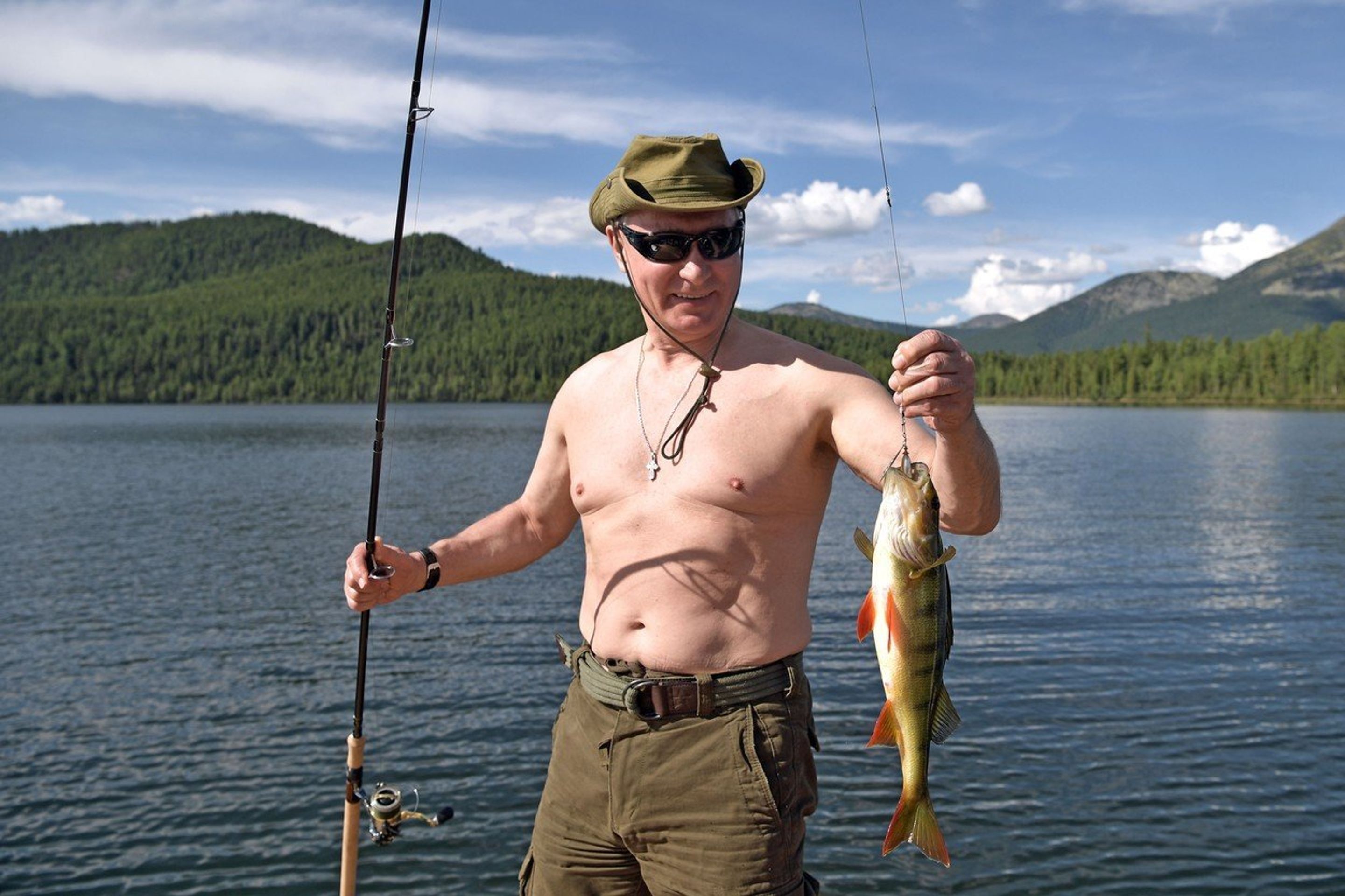 Putin na dovolené - 9 - GALERIE: Vladimir Putin na dovolené (7/9)