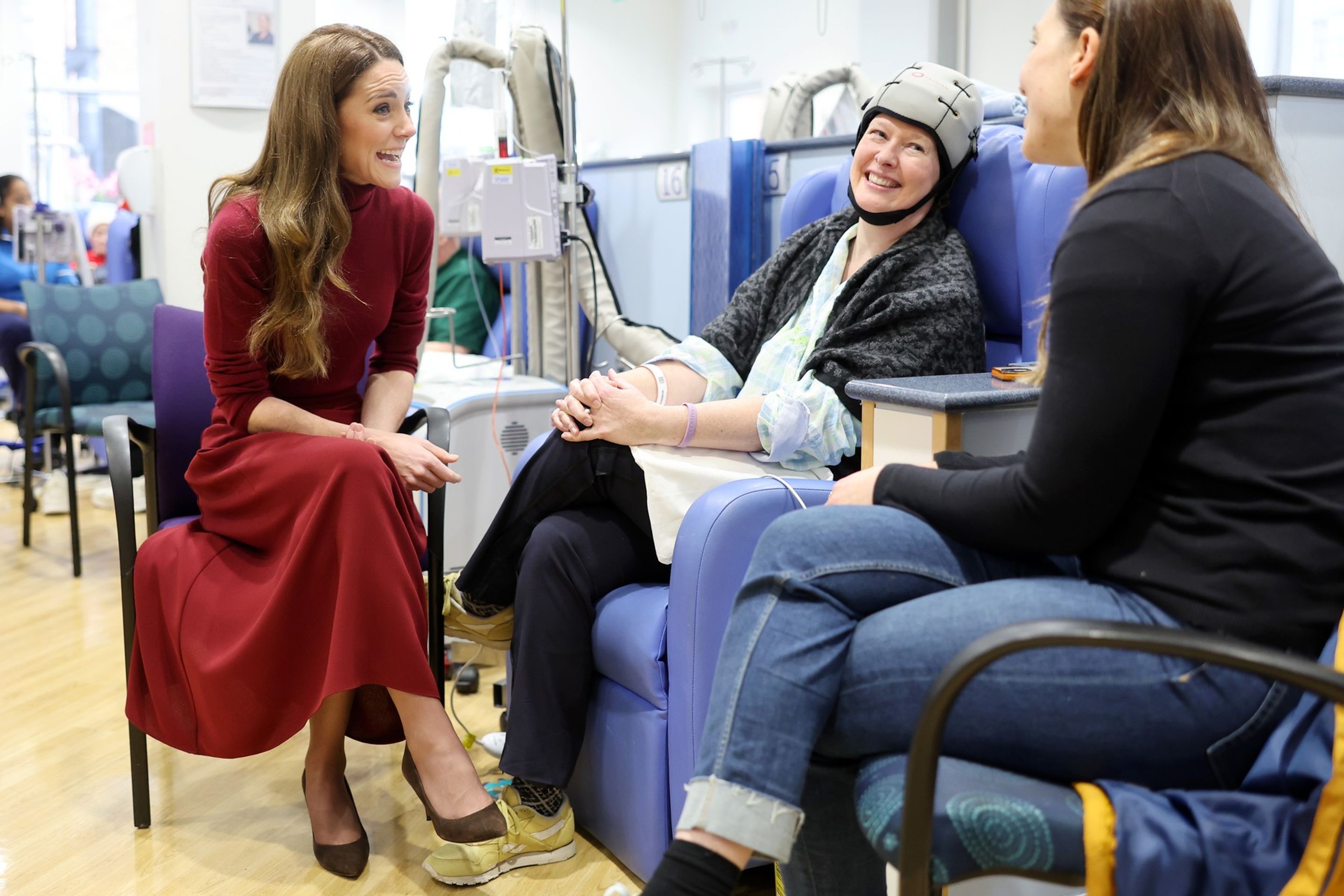 Princezna Kate na návštěvě nemocnice Royal Marsden, 14. 1. 2025 (1) - Princezna Kate na návštěvě nemocnice Royal Marsden (4/8)
