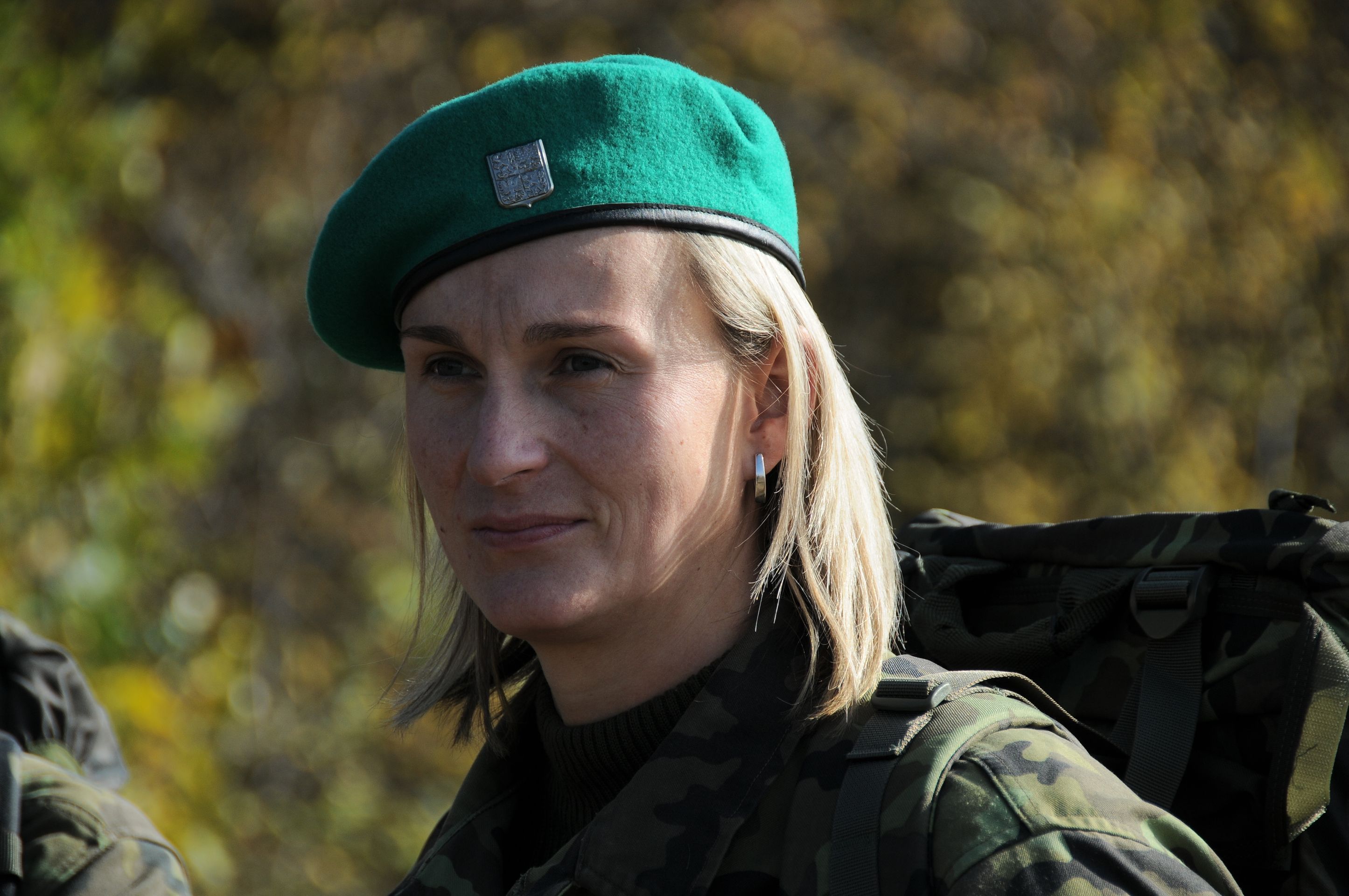 Oštěpařka Barbora Špotáková - GALERIE: Atleti na vojenském výcviku ve Vyškově (1/9)