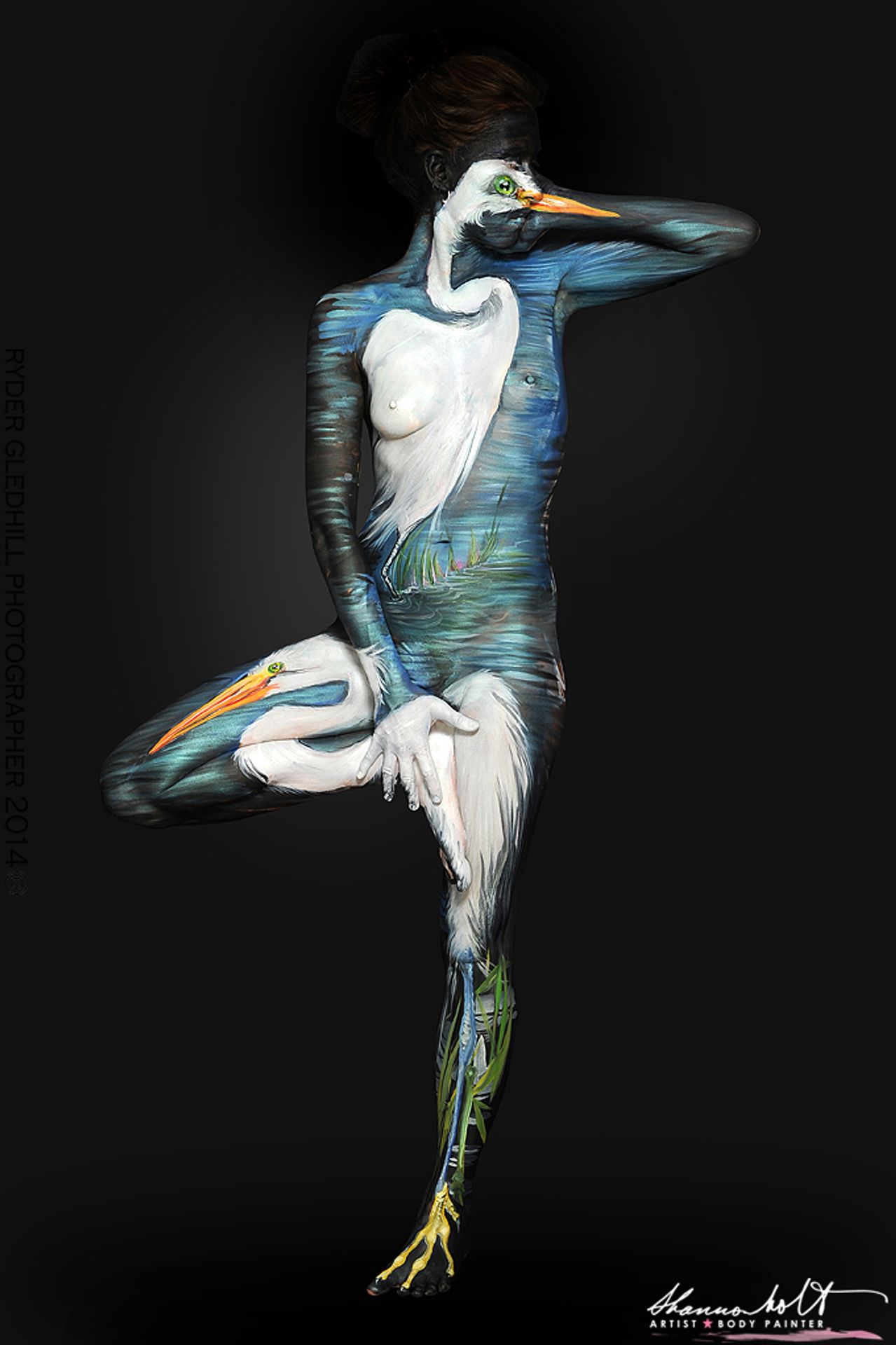 Body Painting - 5 - GALERIE: Zvířata na lidském těle (5/9)