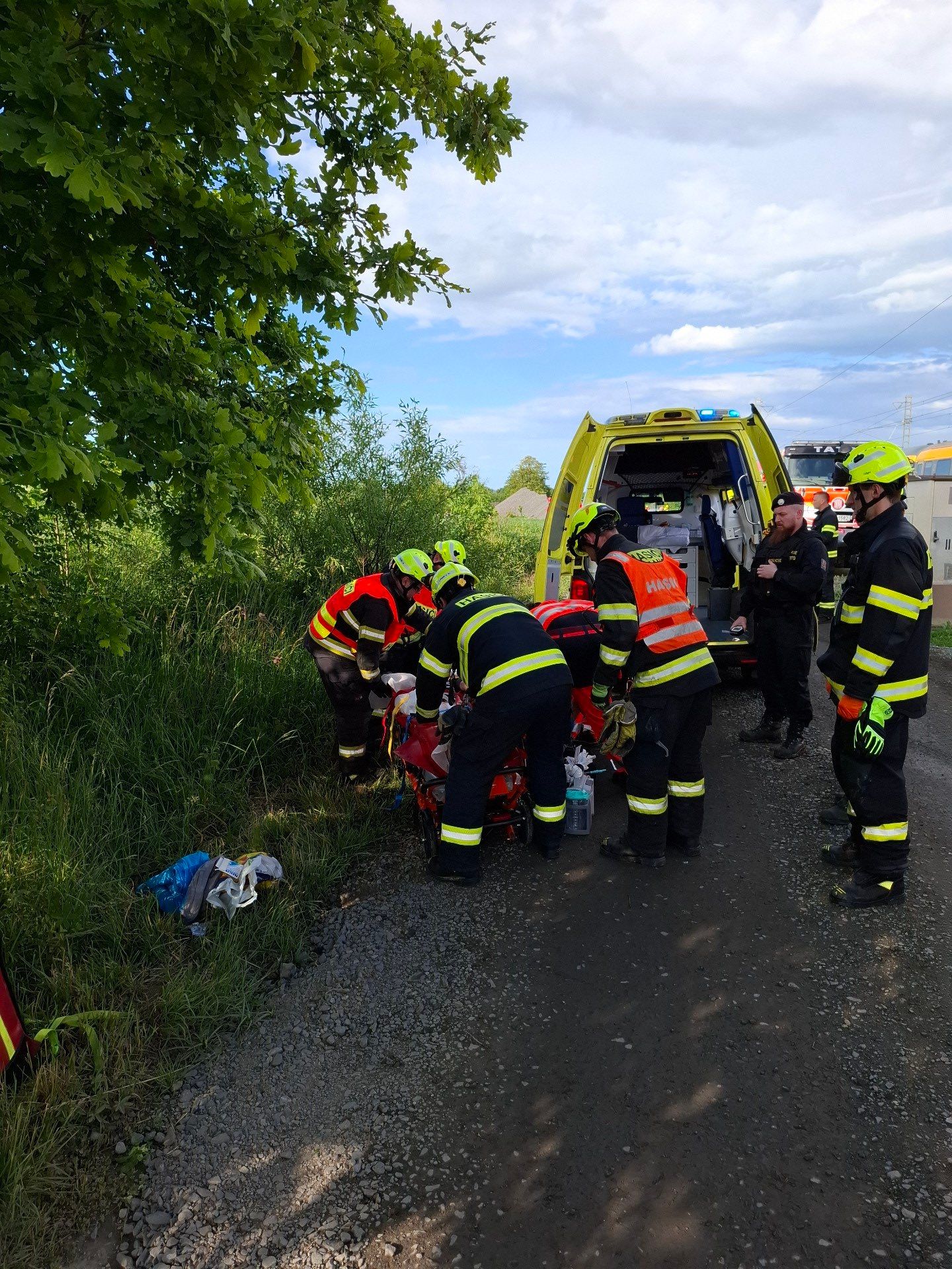 Střet vlaku s člověkem u Hranic na Moravě - Střet vlaku s člověkem u Hranic na Moravě (3/4)